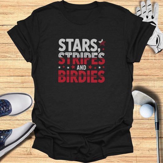 Stars Stripes T-Shirt - Funny Golf Tee by Swing Epic