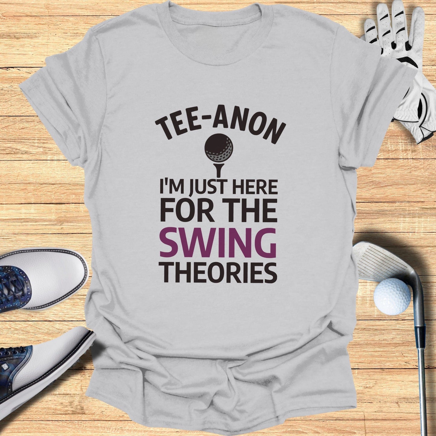 Tee-Anon T-Shirt - Funny Golf Tee by Swing Epic