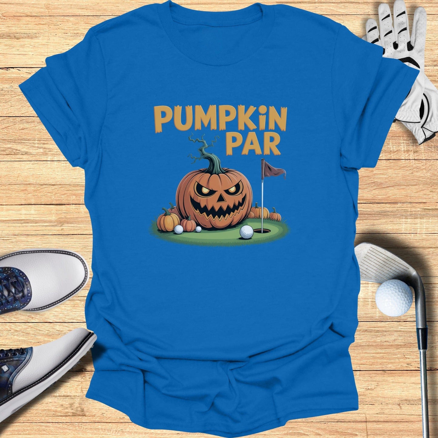 Pumpkin Par T-Shirt - Funny Golf Tee by Swing Epic