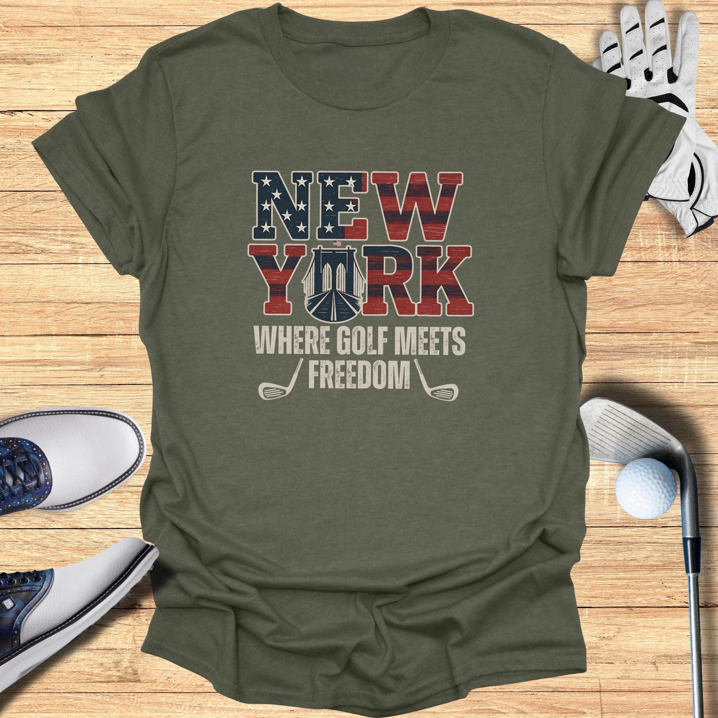 New York City T-Shirt - Funny Golf Tee by Swing Epic
