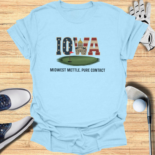 Iowa Golf T-Shirt - Funny Golf Tee by Swing Epic