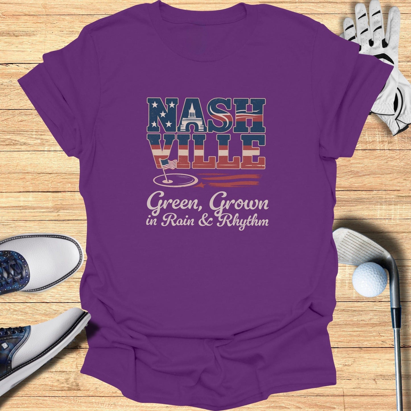 Nashville Golf T-Shirt - Funny Golf Tee by Swing Epic