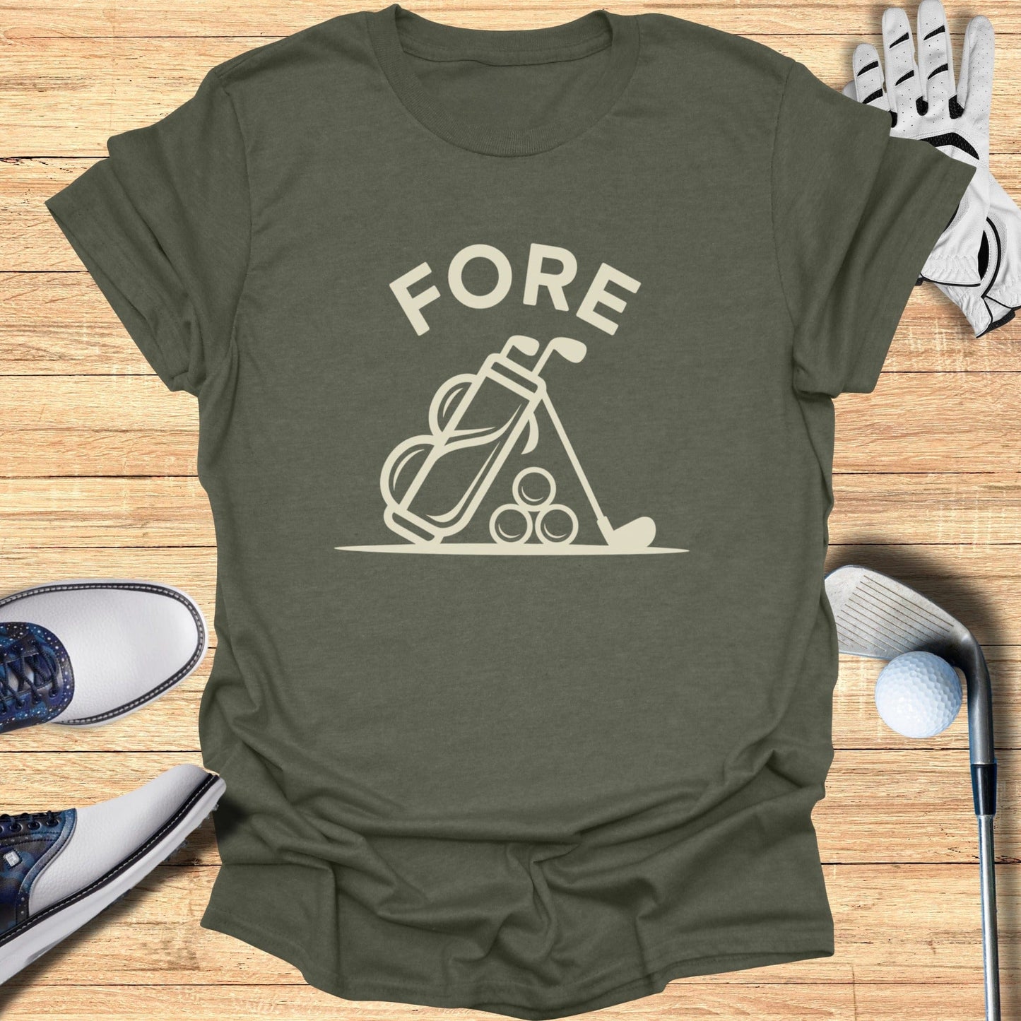 Fore Bag Life T-Shirt - Funny Golf Tee by Swing Epic
