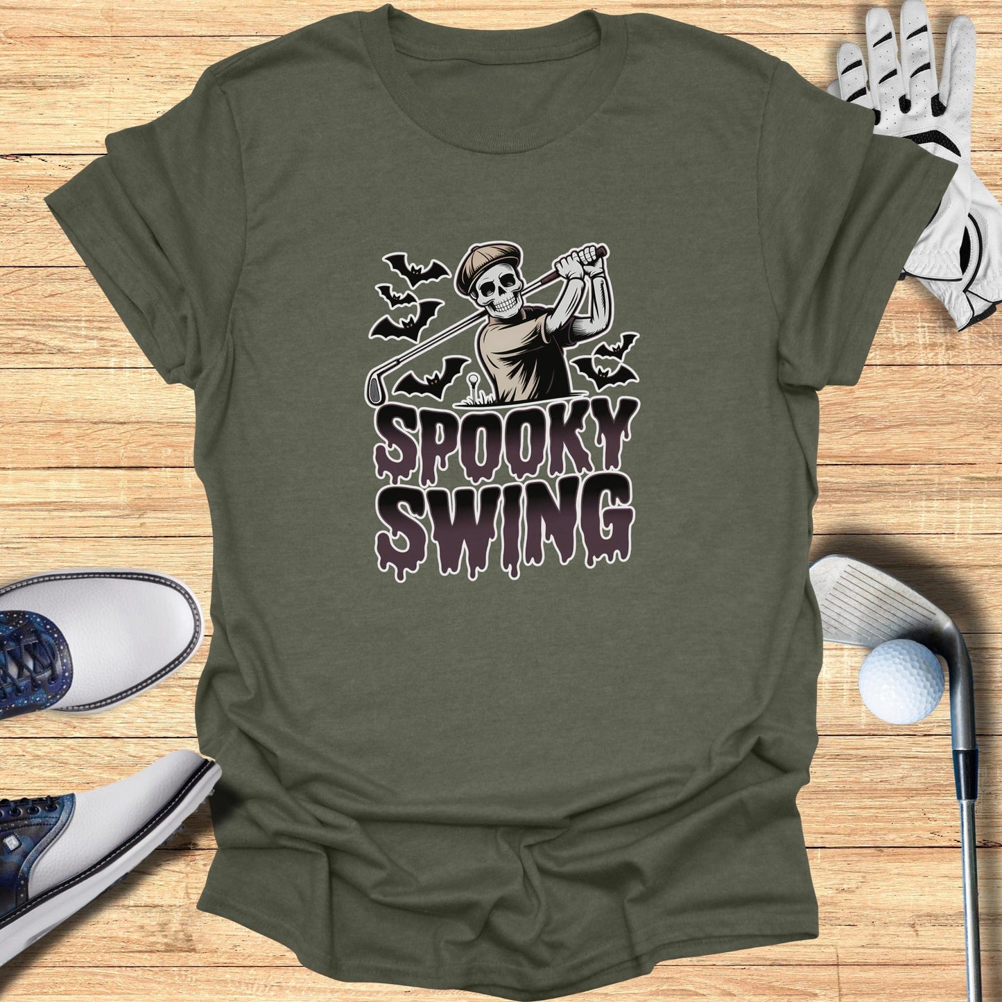 Spooky Swing T-Shirt - Funny Golf Tee by Swing Epic