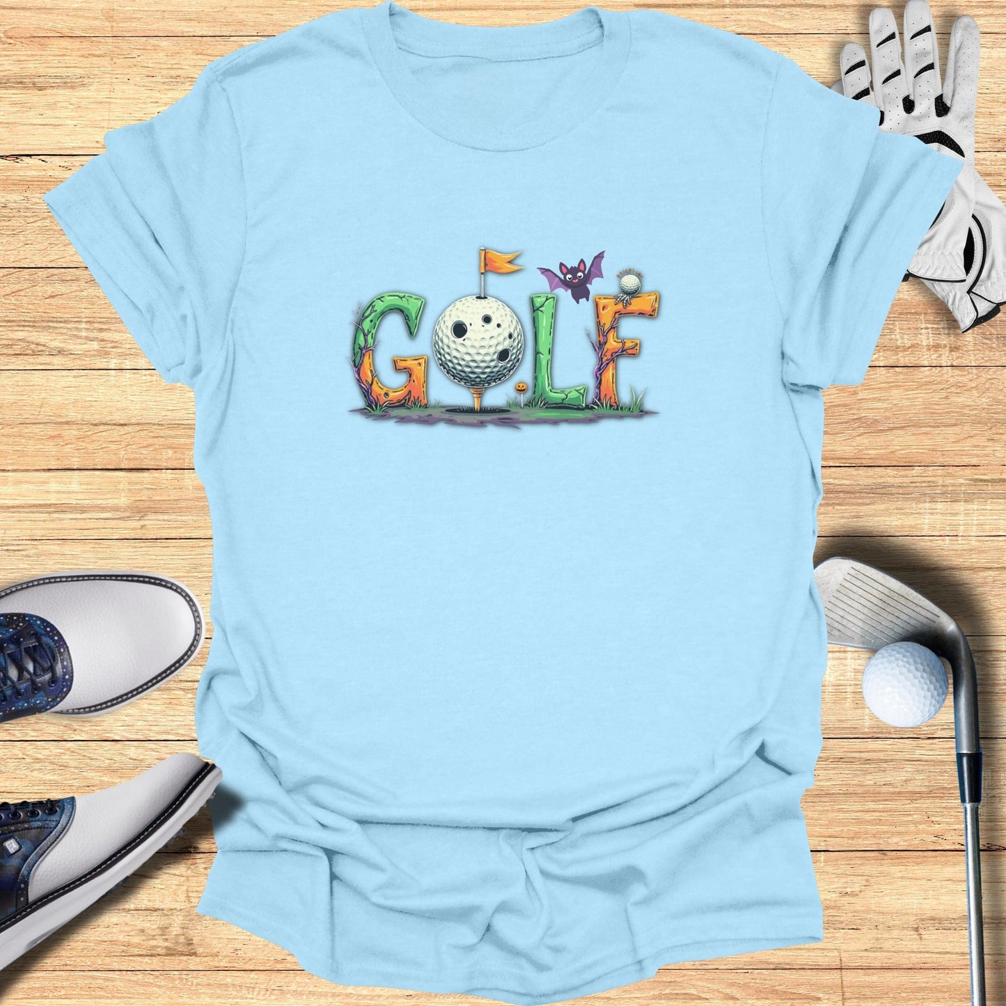 Halloween Golf T-Shirt - Funny Golf Tee by Swing Epic