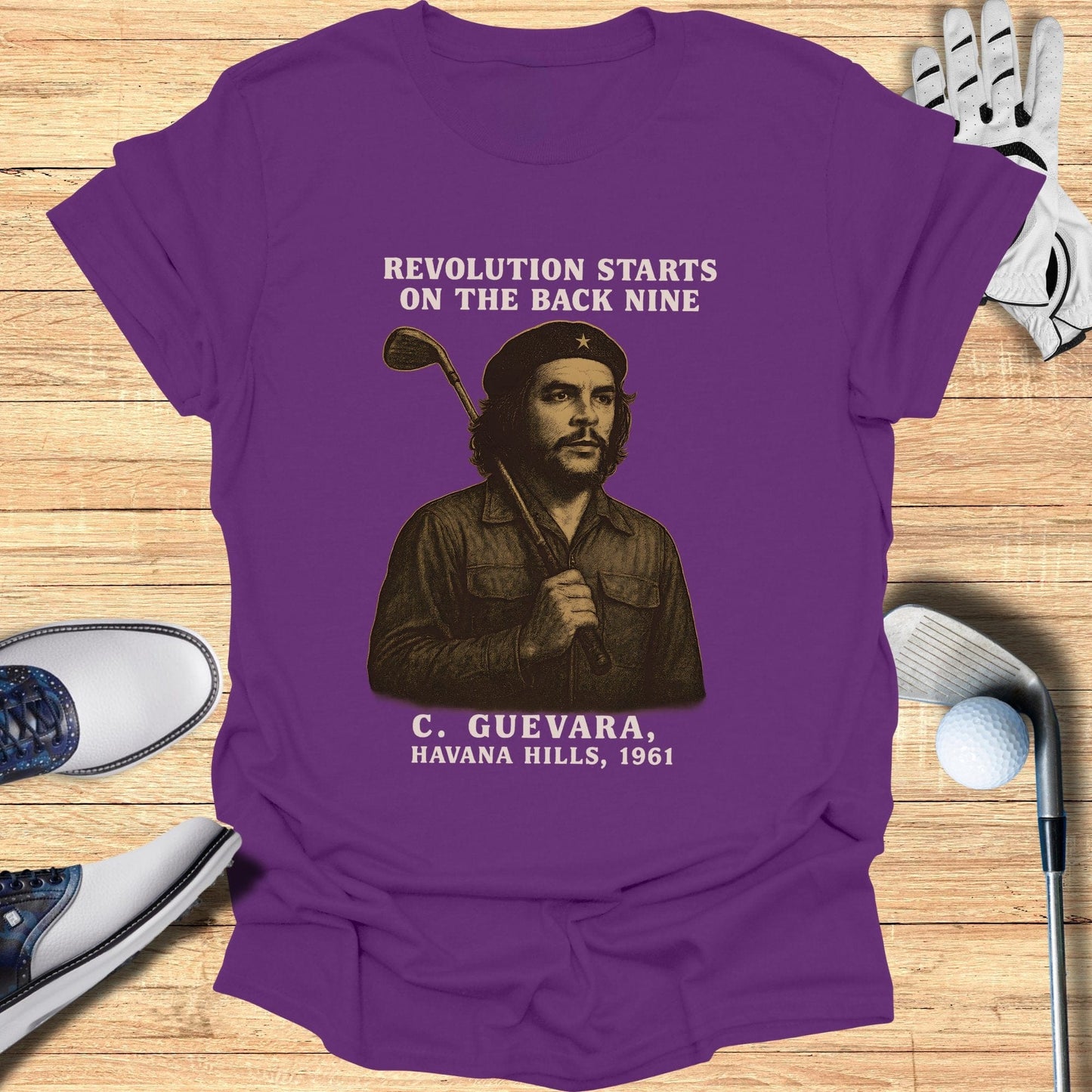 Revolution Starts On The Back Nine T-Shirt - Funny Golf Tee by Swing Epic