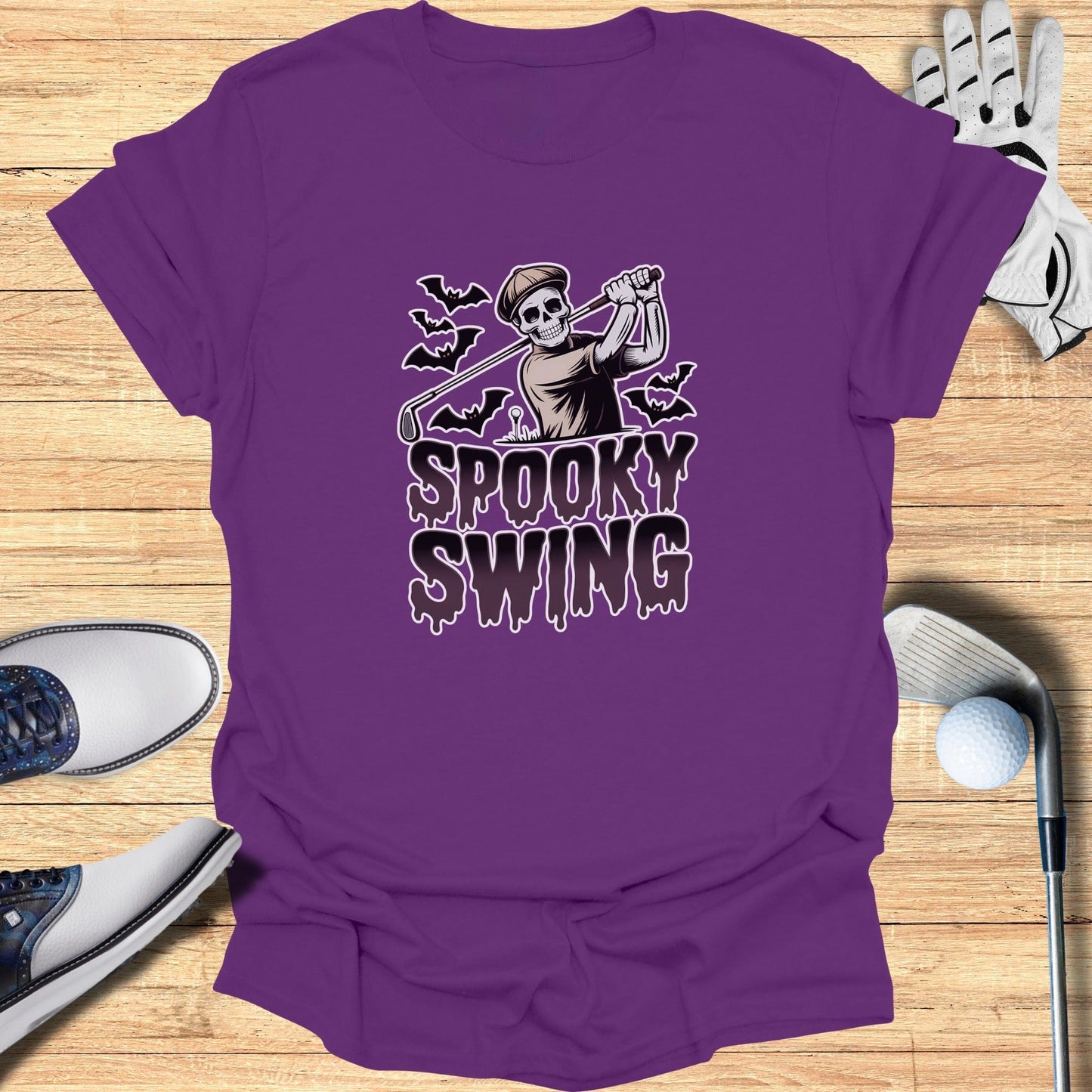 Spooky Swing T-Shirt - Funny Golf Tee by Swing Epic