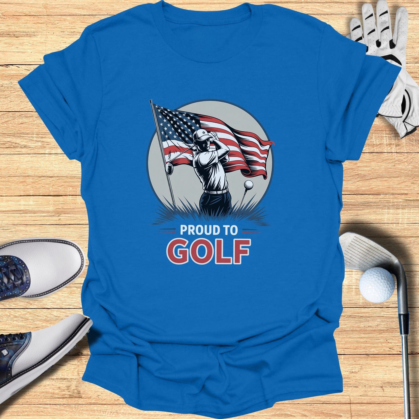 Proud to Golf T-Shirt - Funny Golf Tee by Swing Epic