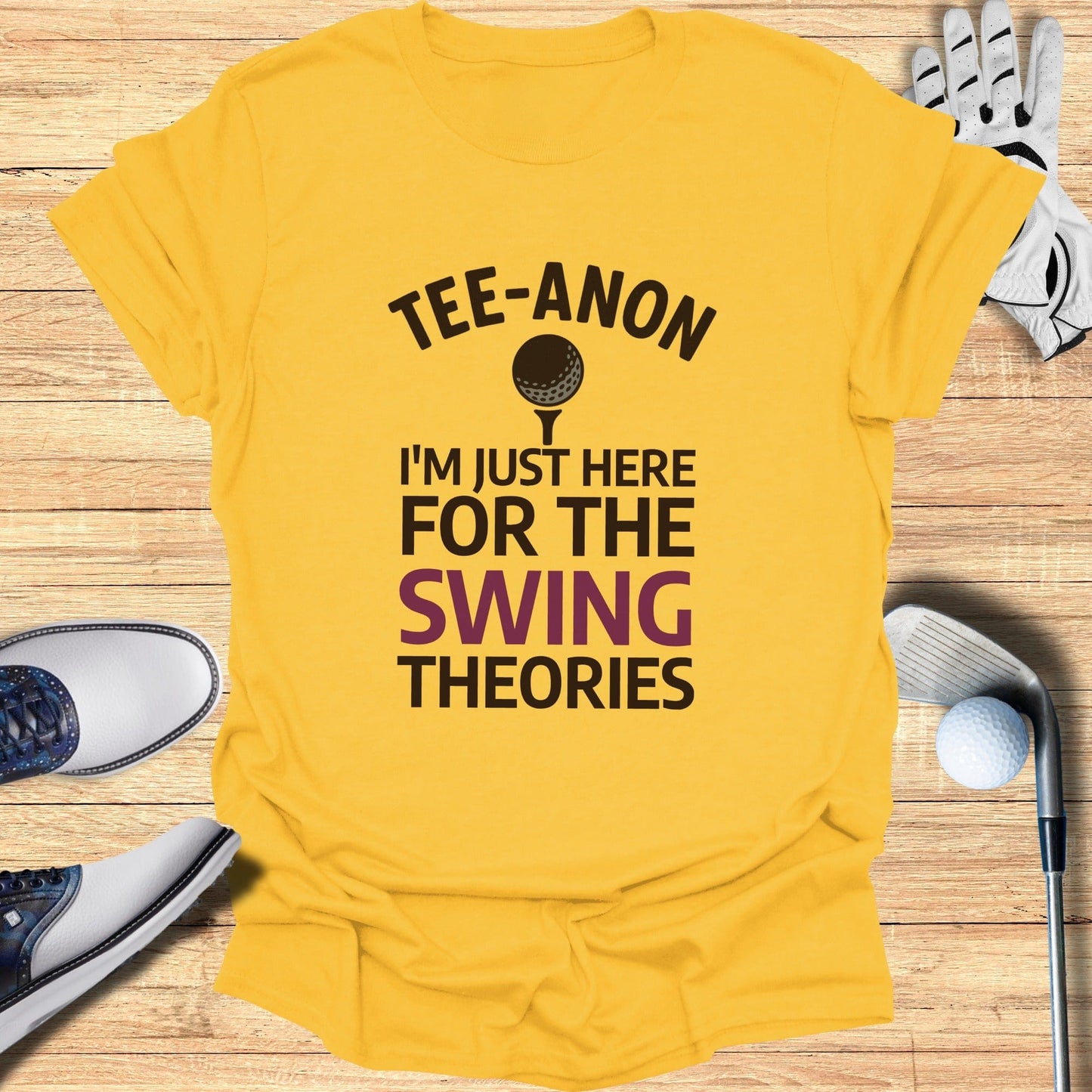 Tee-Anon T-Shirt - Funny Golf Tee by Swing Epic