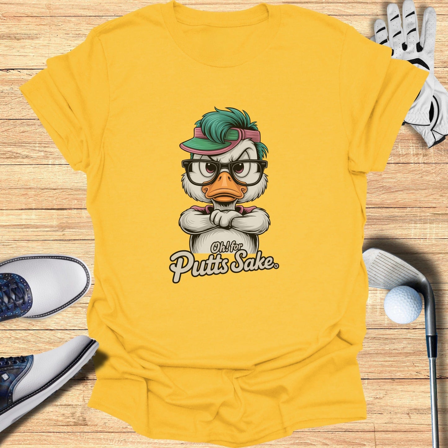 For Putts Sake T-Shirt - Funny Golf Tee by Swing Epic
