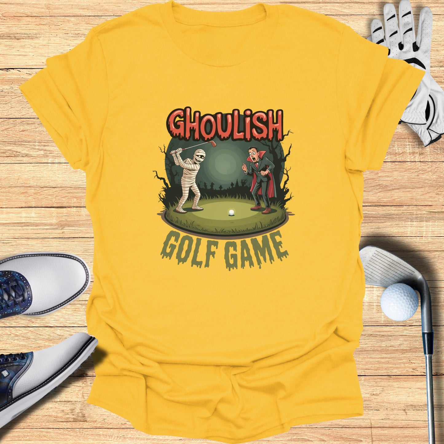 Ghoulish Golf Game T-Shirt