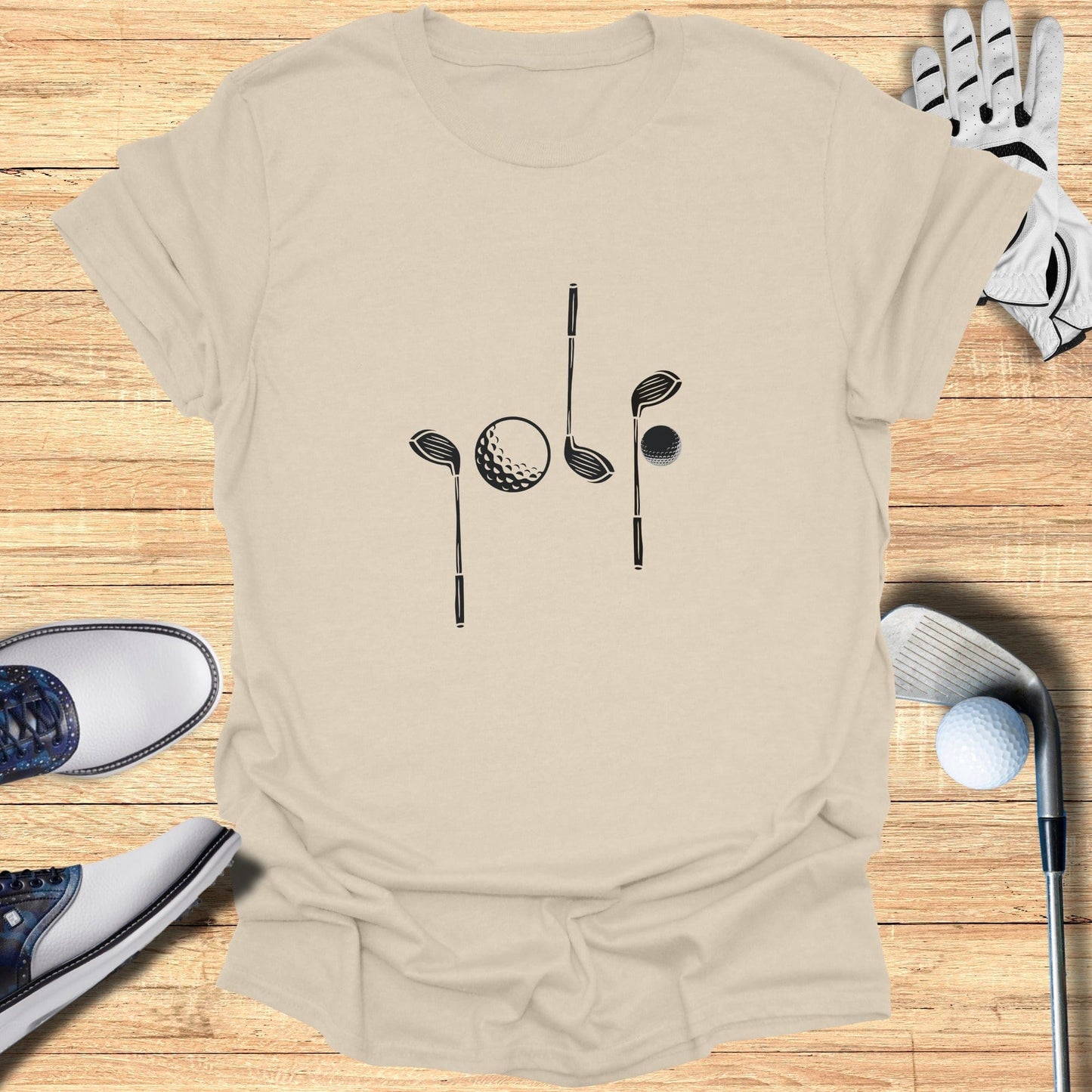Golf Life Script T-Shirt - Funny Golf Tee by Swing Epic