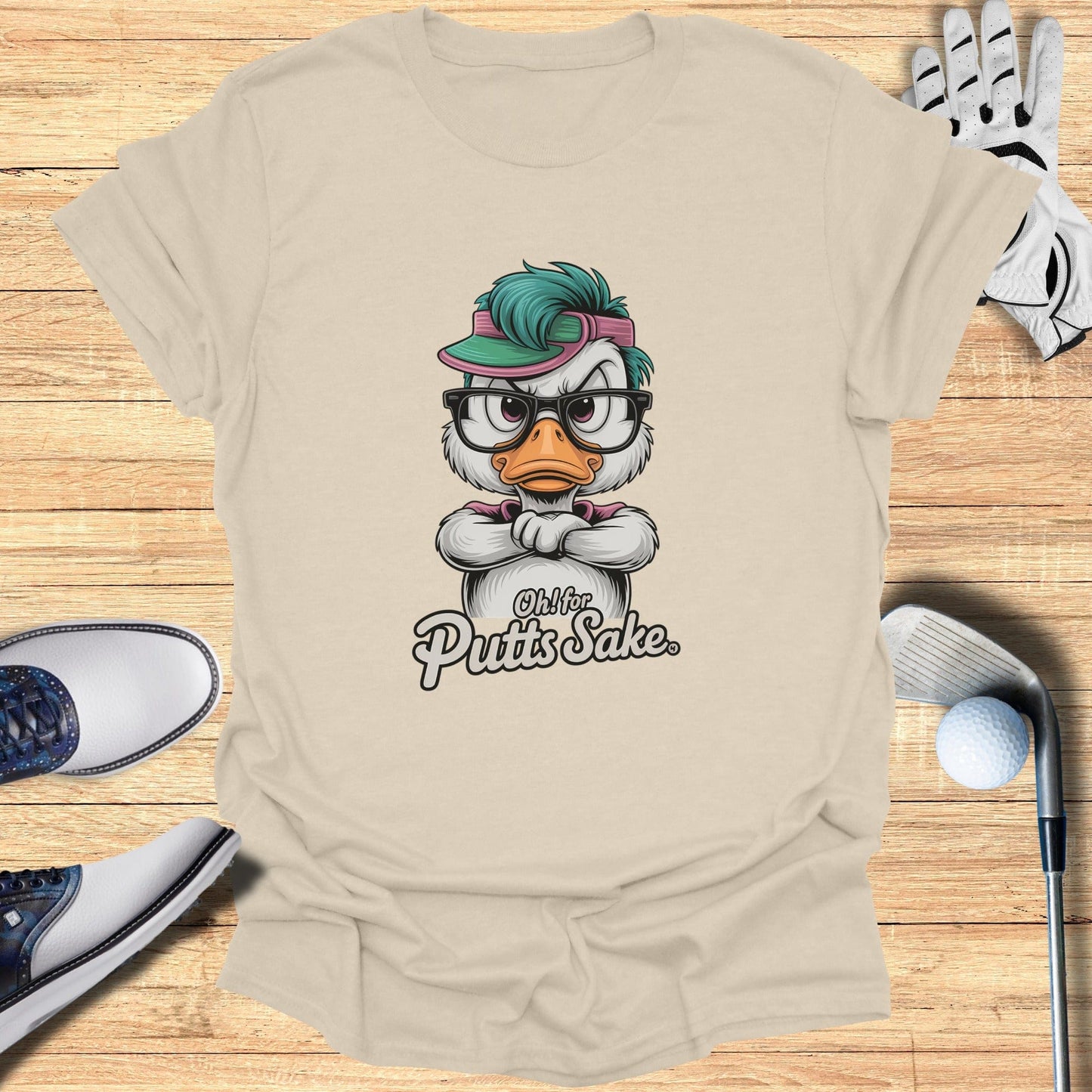 For Putts Sake T-Shirt - Funny Golf Tee by Swing Epic