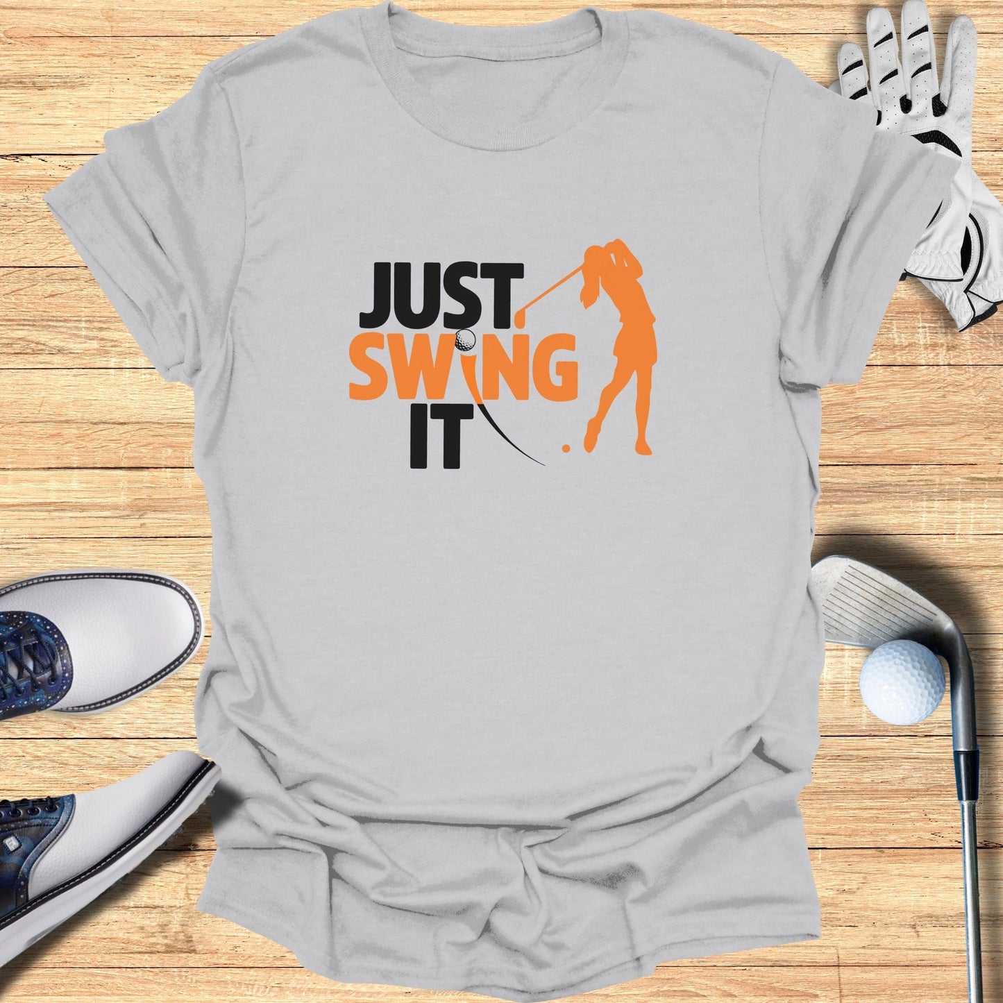 Just Swing It T-Shirt - Funny Golf Tee by Swing Epic