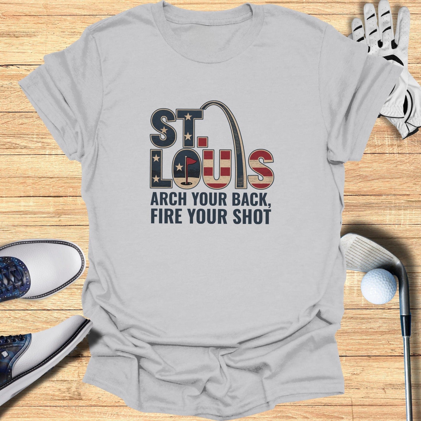 St. Louis Golf T-Shirt - Funny Golf Tee by Swing Epic