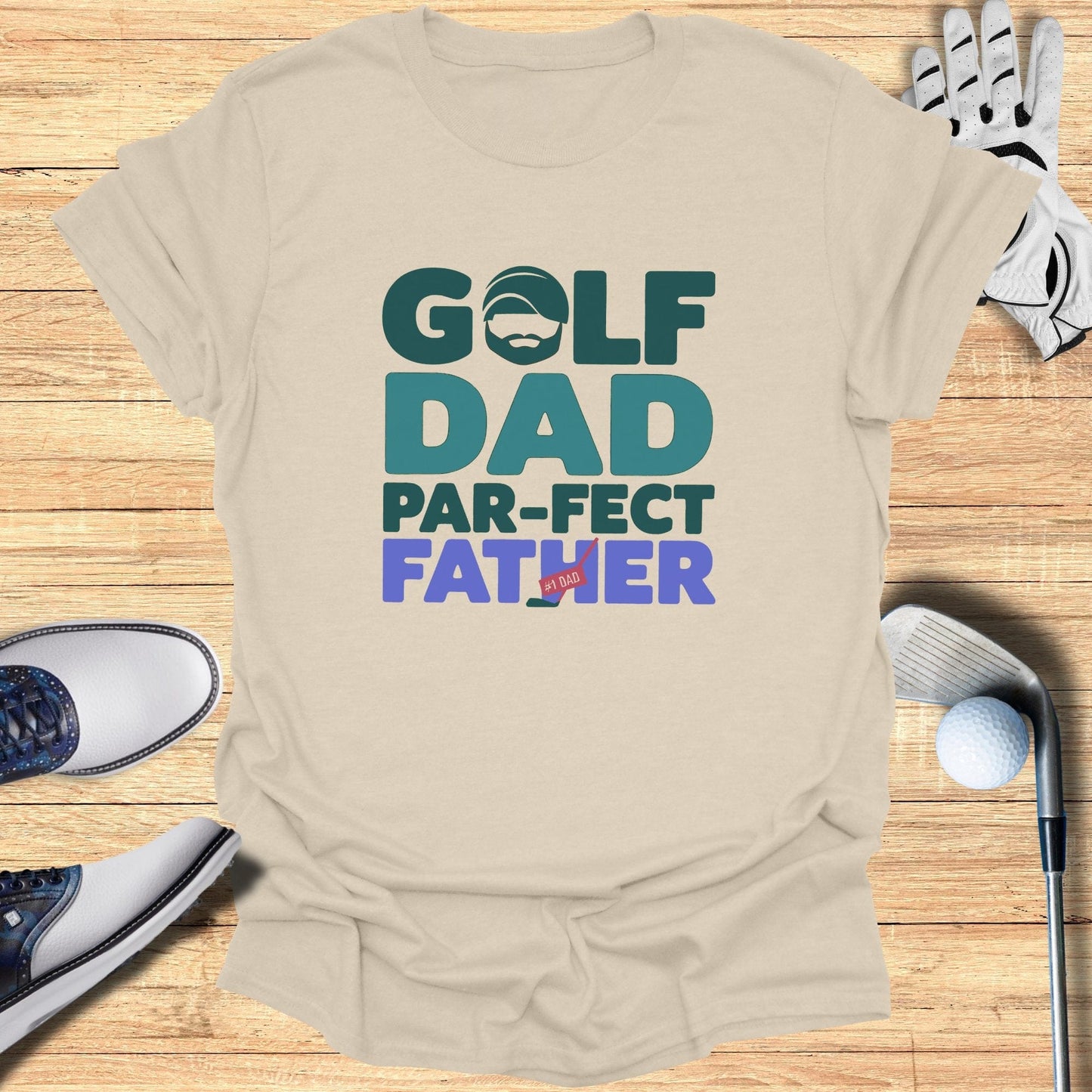 Golf Dad Par-fect Father TShirt - Funny Golf Tee by Swing Epic