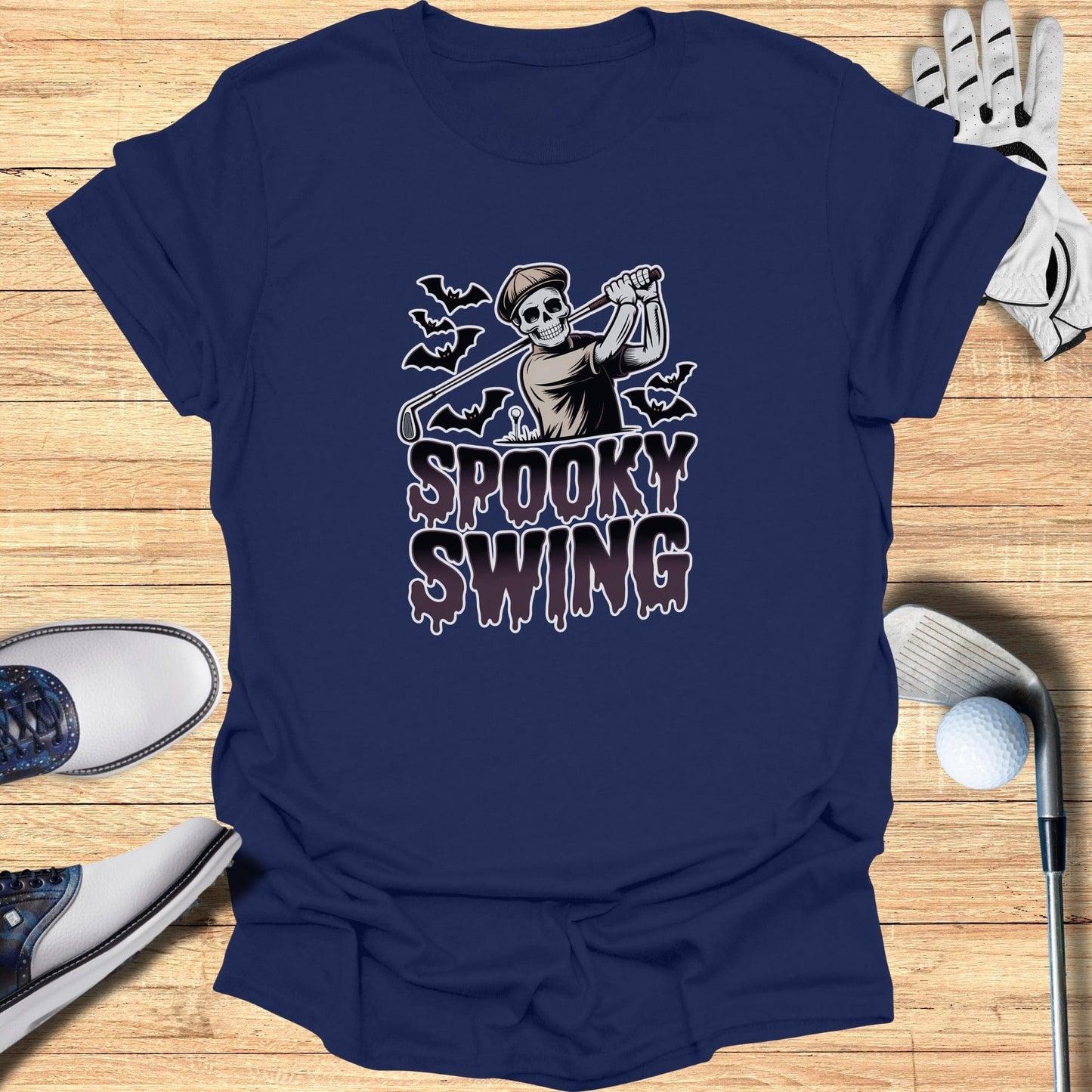 Spooky Swing T-Shirt - Funny Golf Tee by Swing Epic