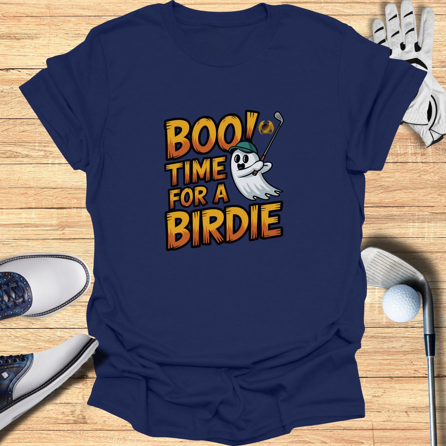 Boo Time For A Birdie Funny Golf T-Shirt product type