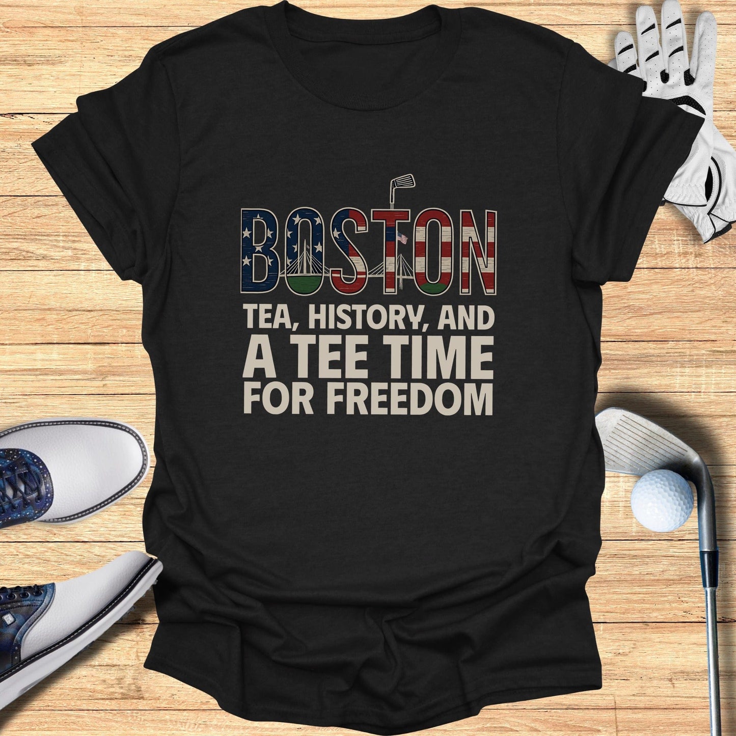 Boston Golf T-Shirt - Funny Golf Tee by Swing Epic