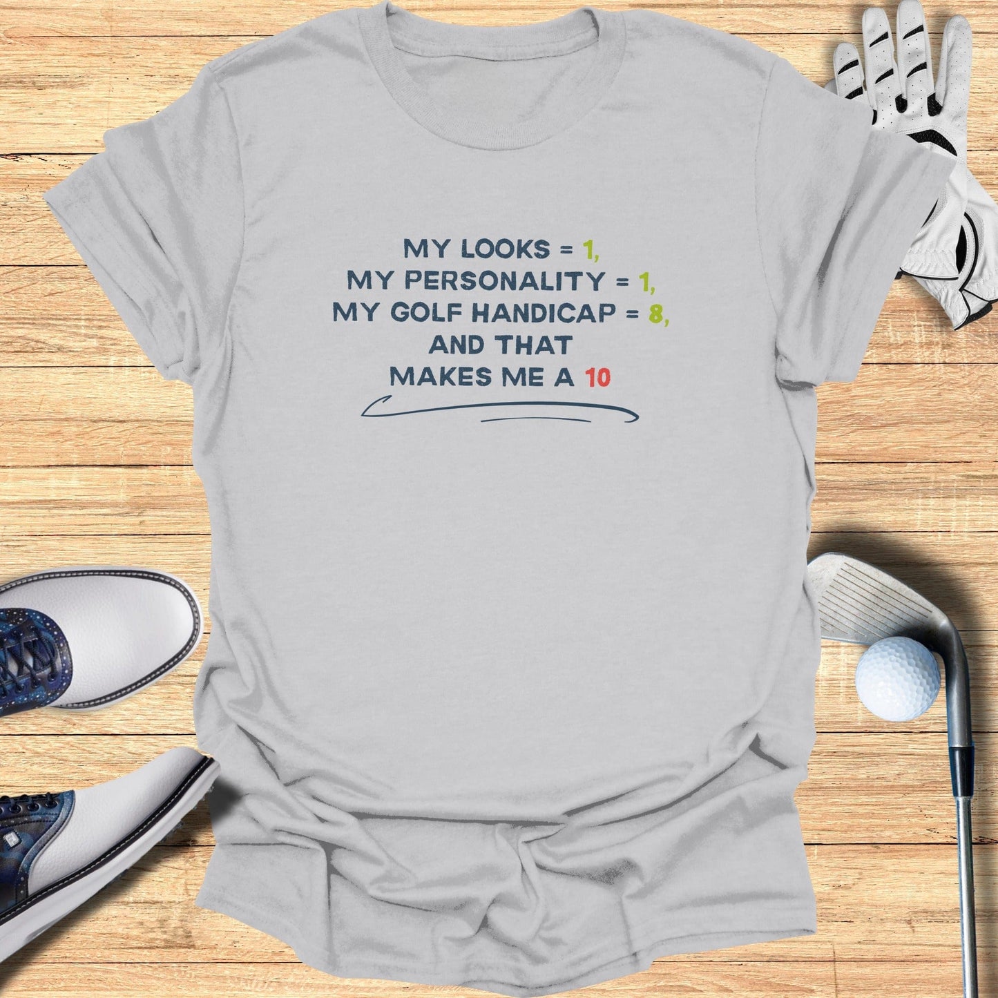 Handicap Math T-Shirt - Funny Golf Tee by Swing Epic