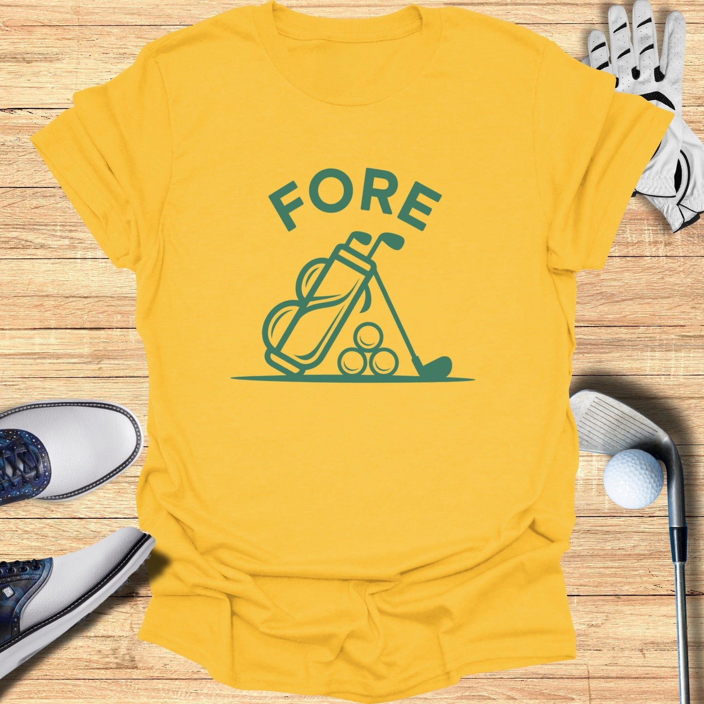 Fore Bag Life T-Shirt - Funny Golf Tee by Swing Epic