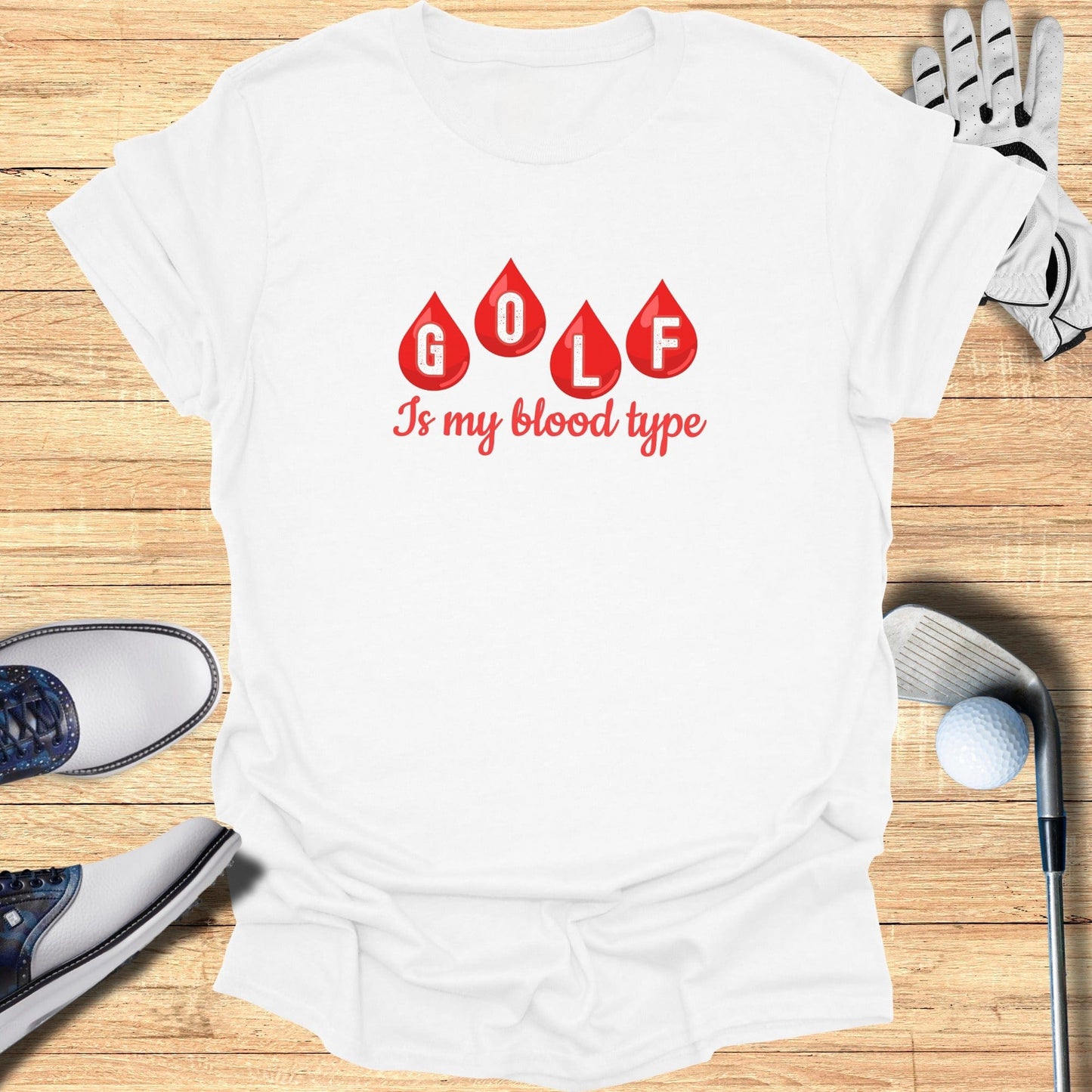 Golf In My Blood T-Shirt - Funny Golf Tee by Swing Epic