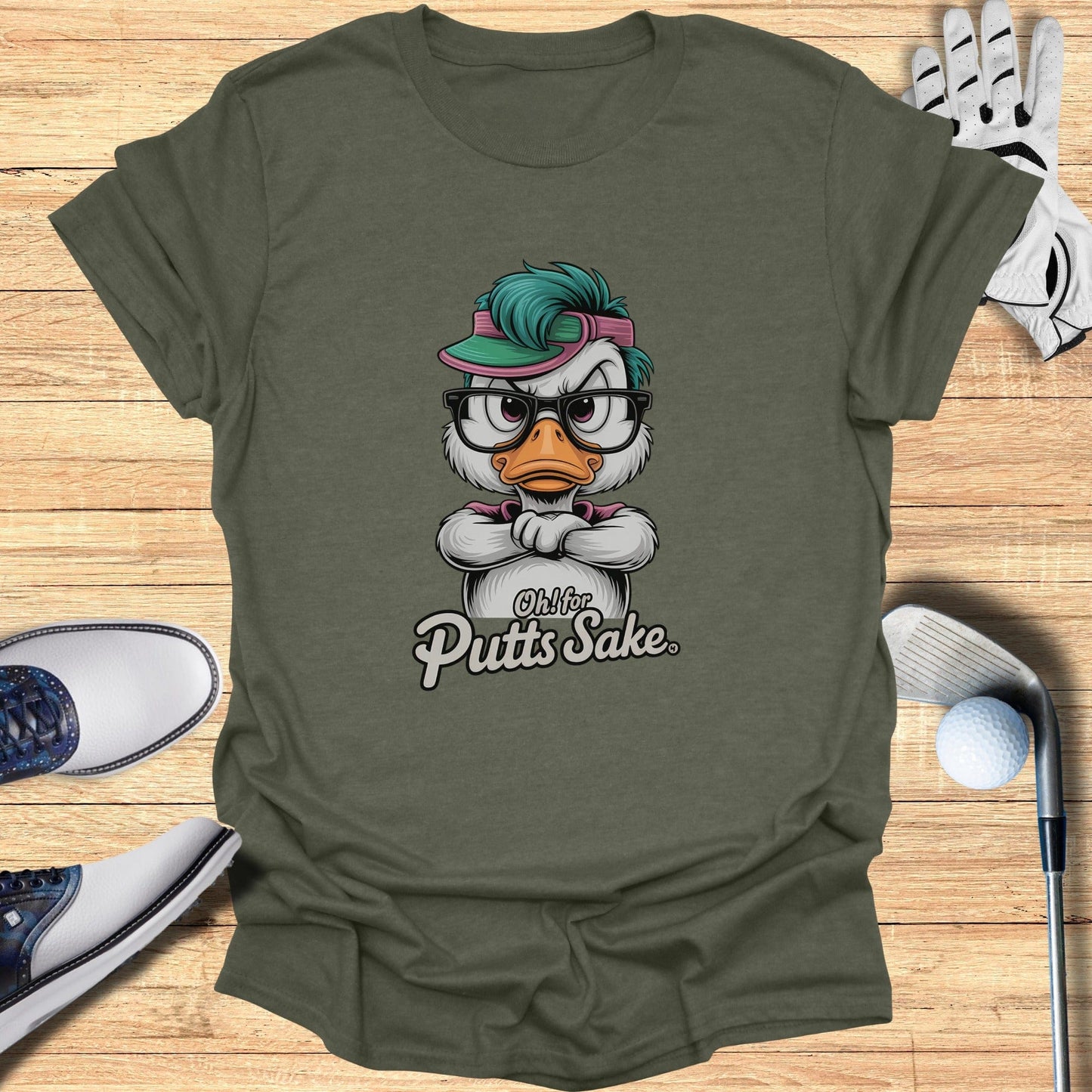 For Putts Sake T-Shirt - Funny Golf Tee by Swing Epic