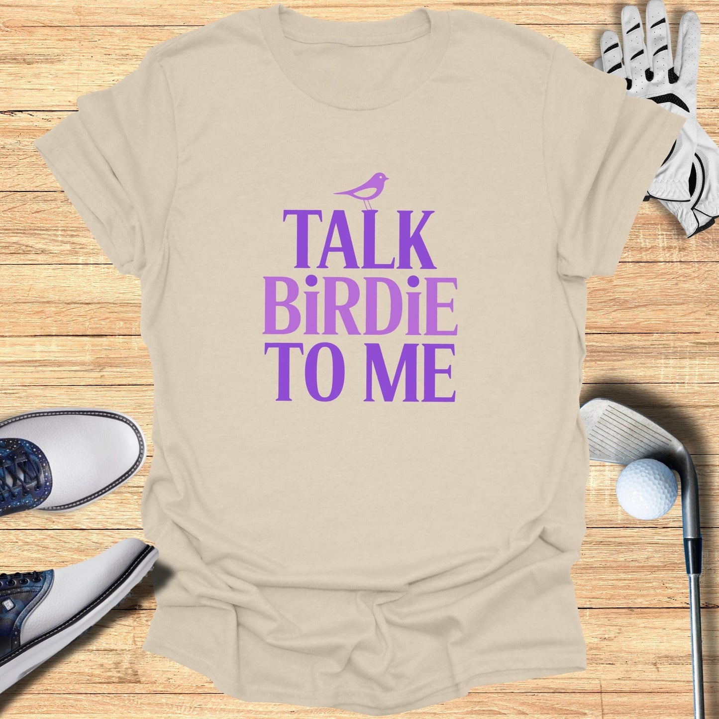 Talk Birdie To Me T-Shirt - Funny Golf Tee by Swing Epic
