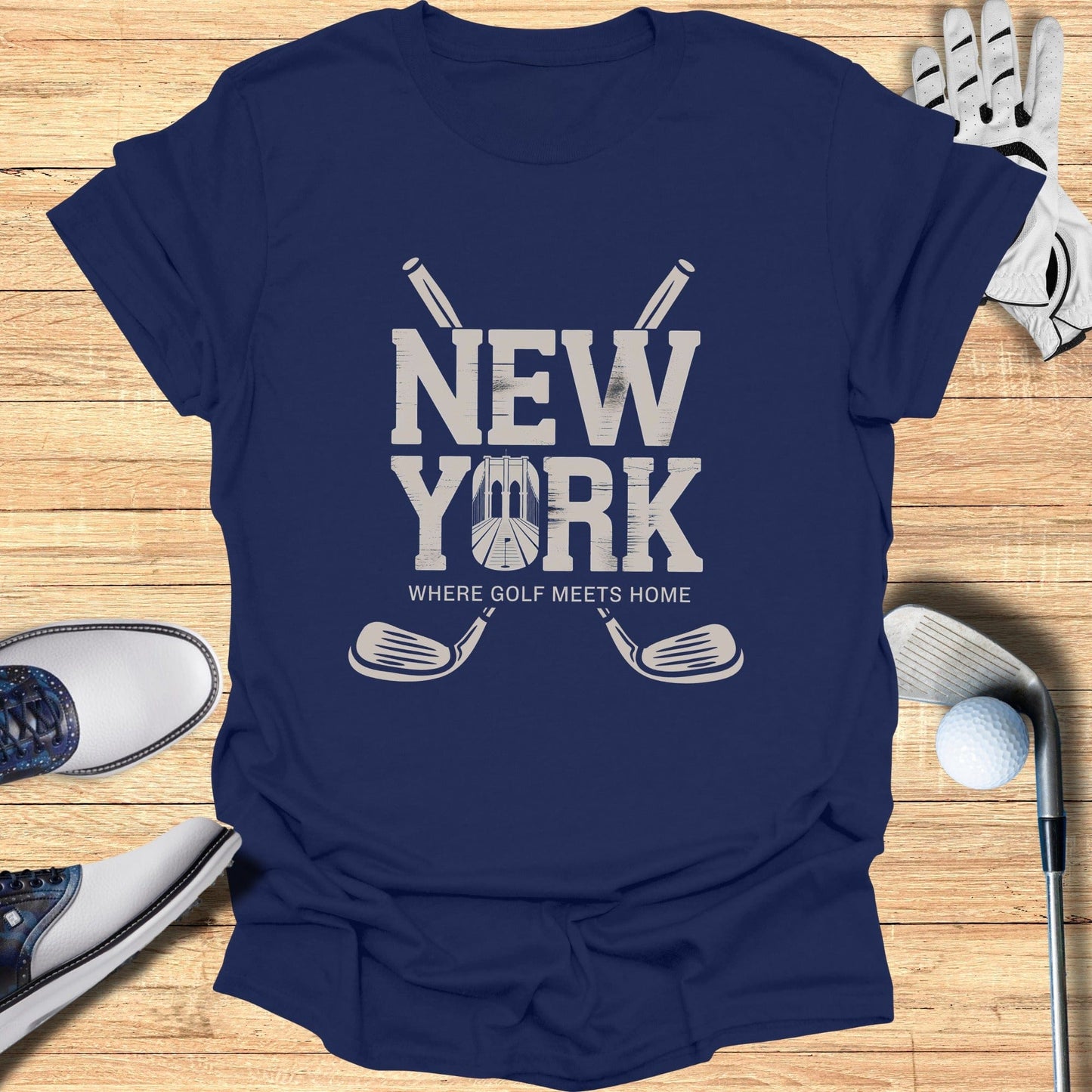 New York City T-Shirt - Funny Golf Tee by Swing Epic