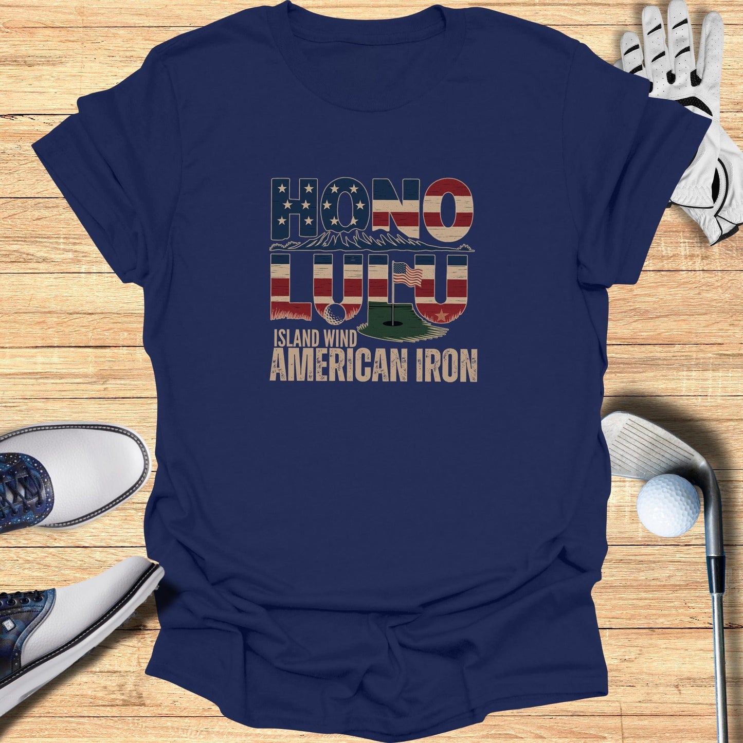 Honolulu Golf T-Shirt - Funny Golf Tee by Swing Epic