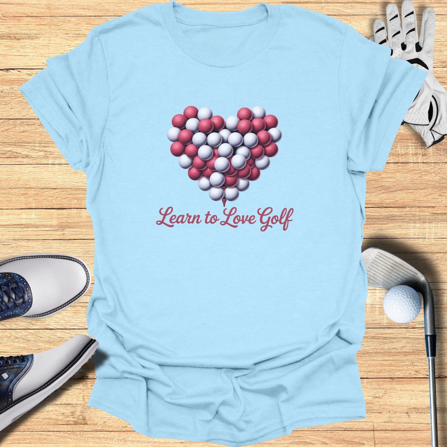 Learn to Love Golf T-Shirt - Funny Golf Tee by Swing Epic