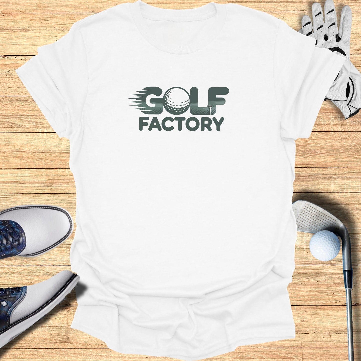 Golf Factory T-Shirt - Funny Golf Tee by Swing Epic