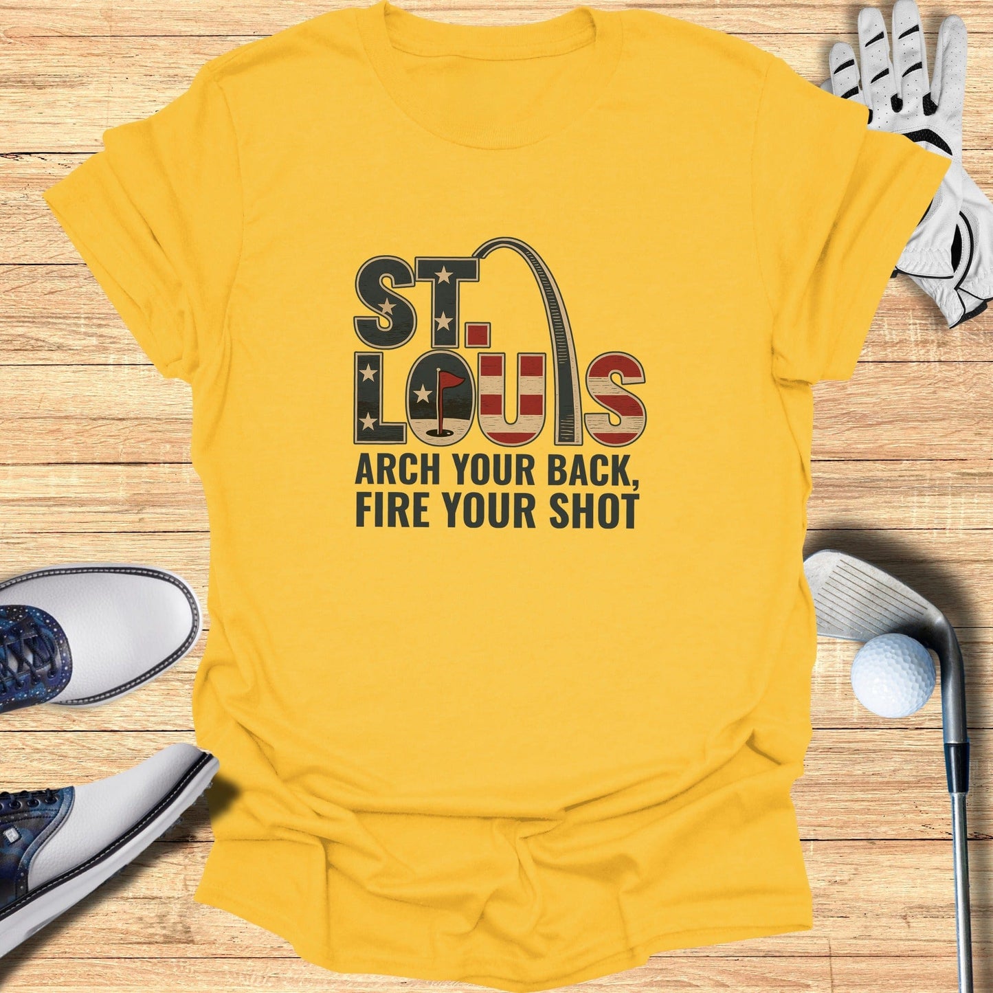 St. Louis Golf T-Shirt - Funny Golf Tee by Swing Epic
