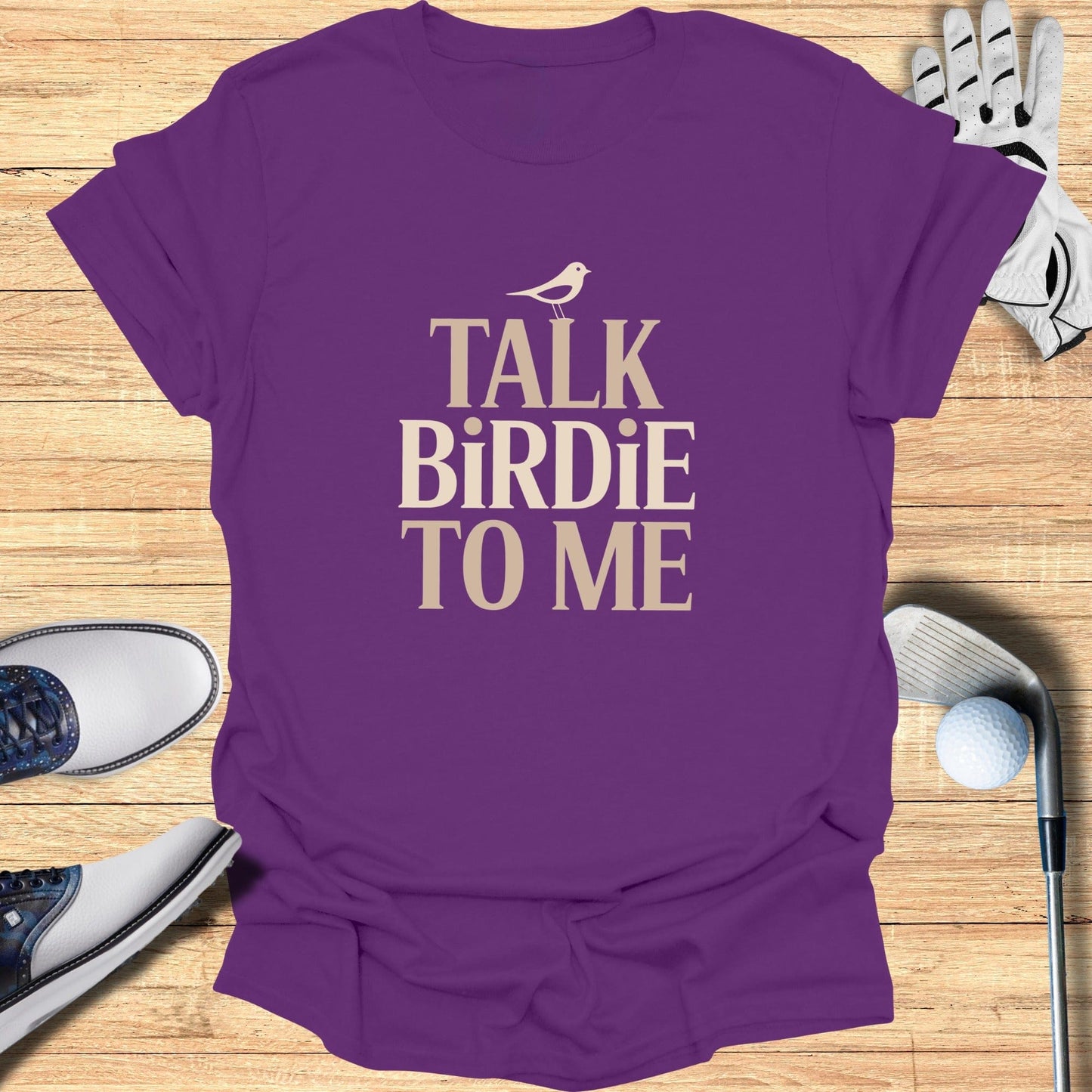 Talk Birdie To Me T-Shirt - Funny Golf Tee by Swing Epic