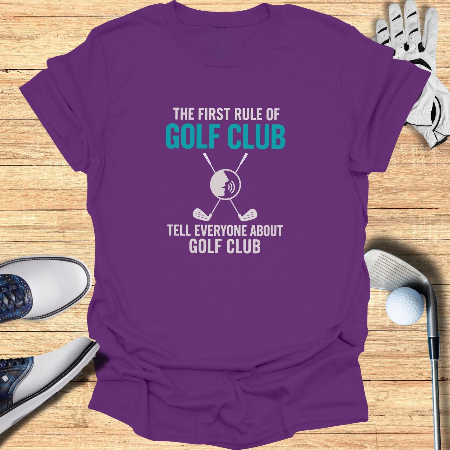 First Rule of Golf Club T-Shirt - Funny Golf Tee by Swing Epic
