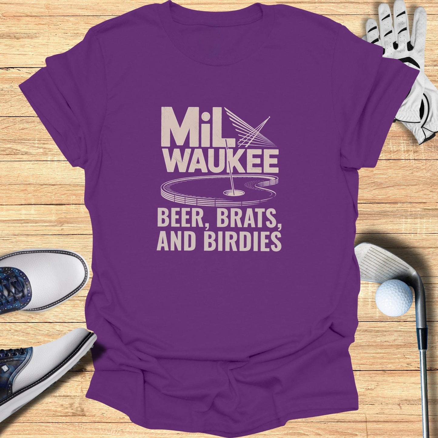 Milwaukee Golf T-Shirt - Funny Golf Tee by Swing Epic