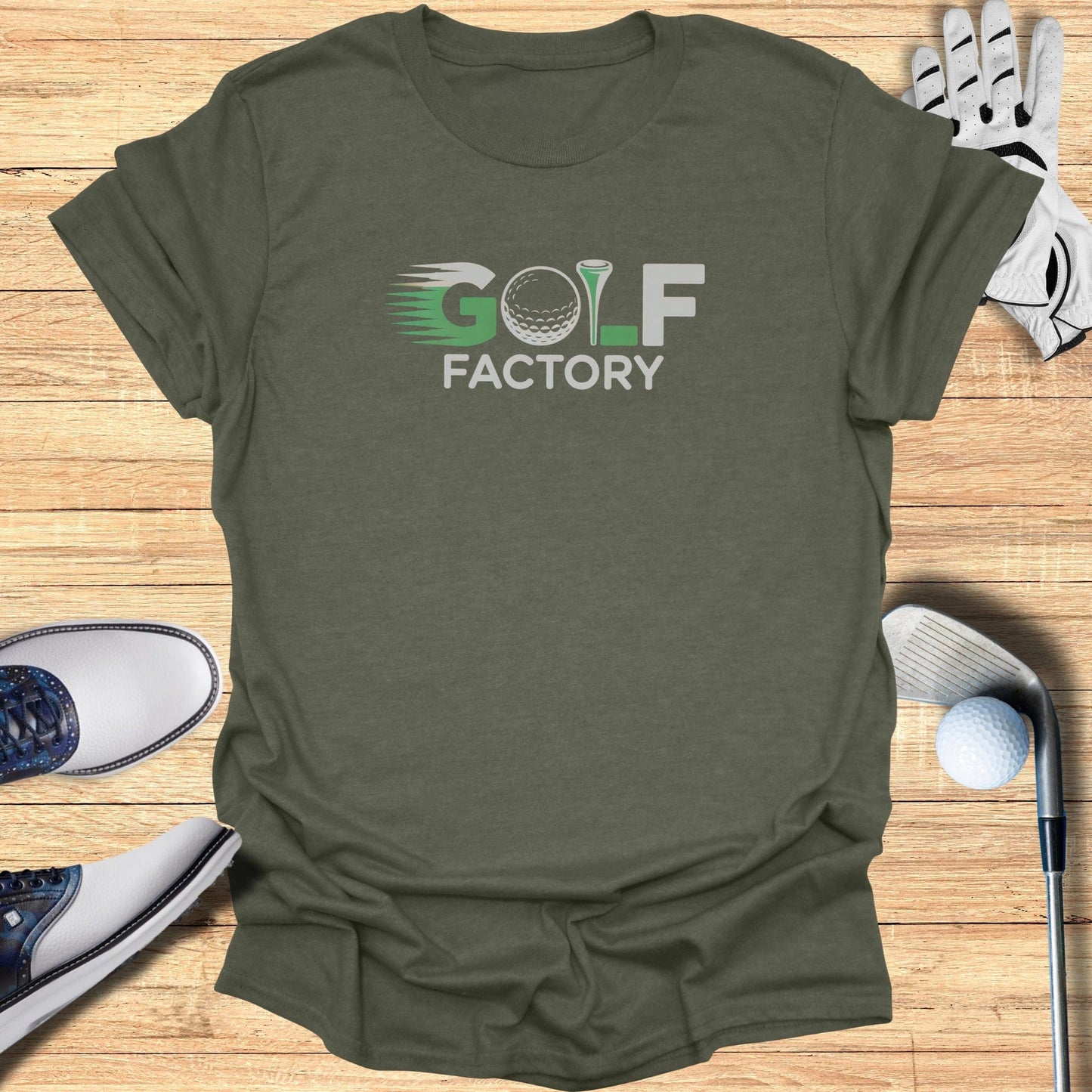 Golf Factory T-Shirt - Funny Golf Tee by Swing Epic