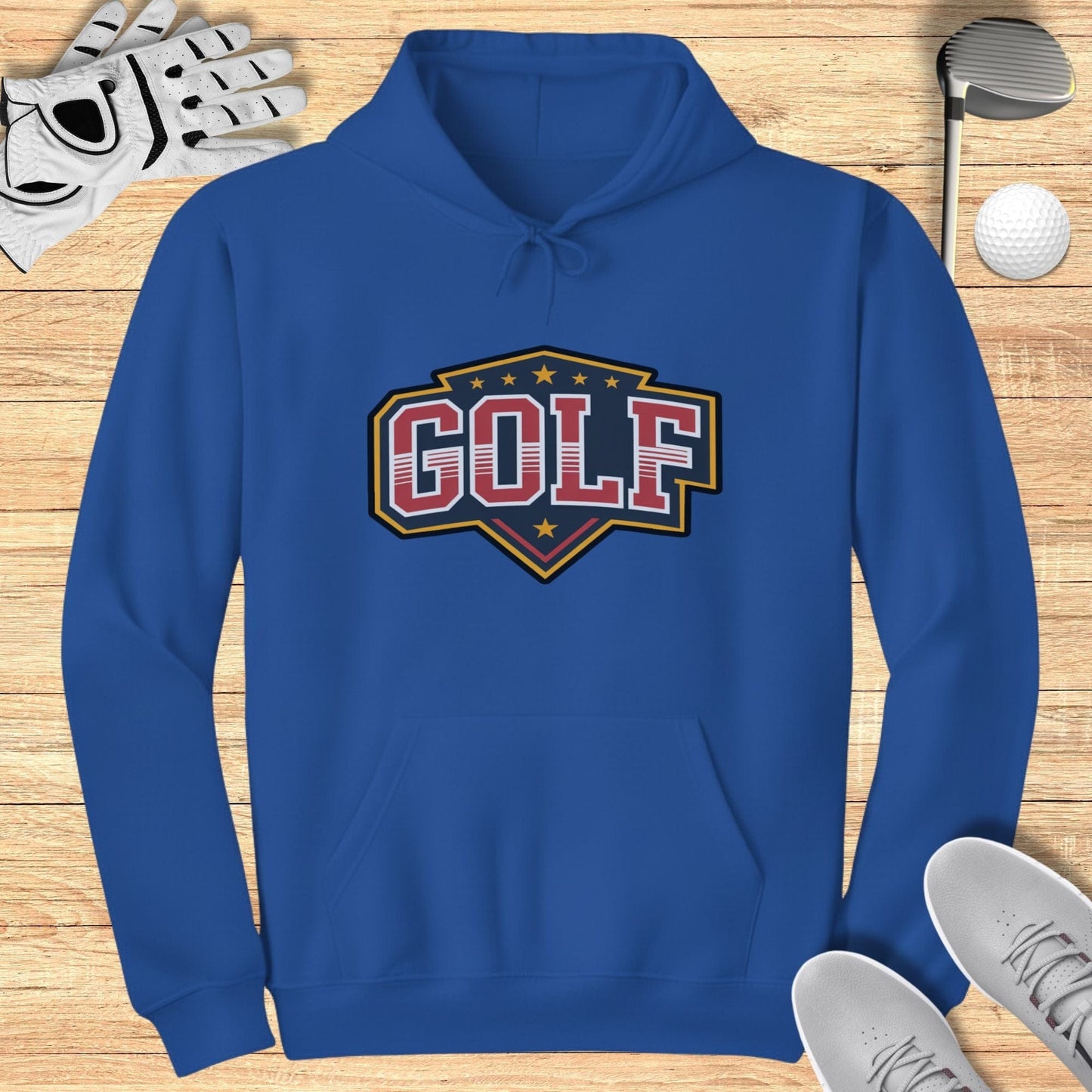 Stylish Blue Golf Hoodie for Sports Enthusiasts