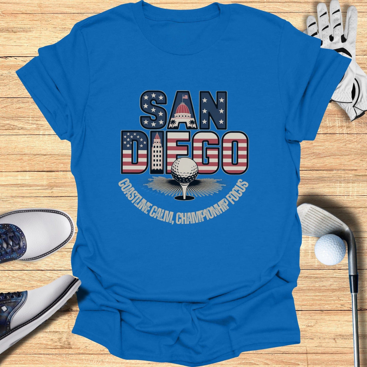 San Diego Golf T-Shirt - Funny Golf Tee by Swing Epic
