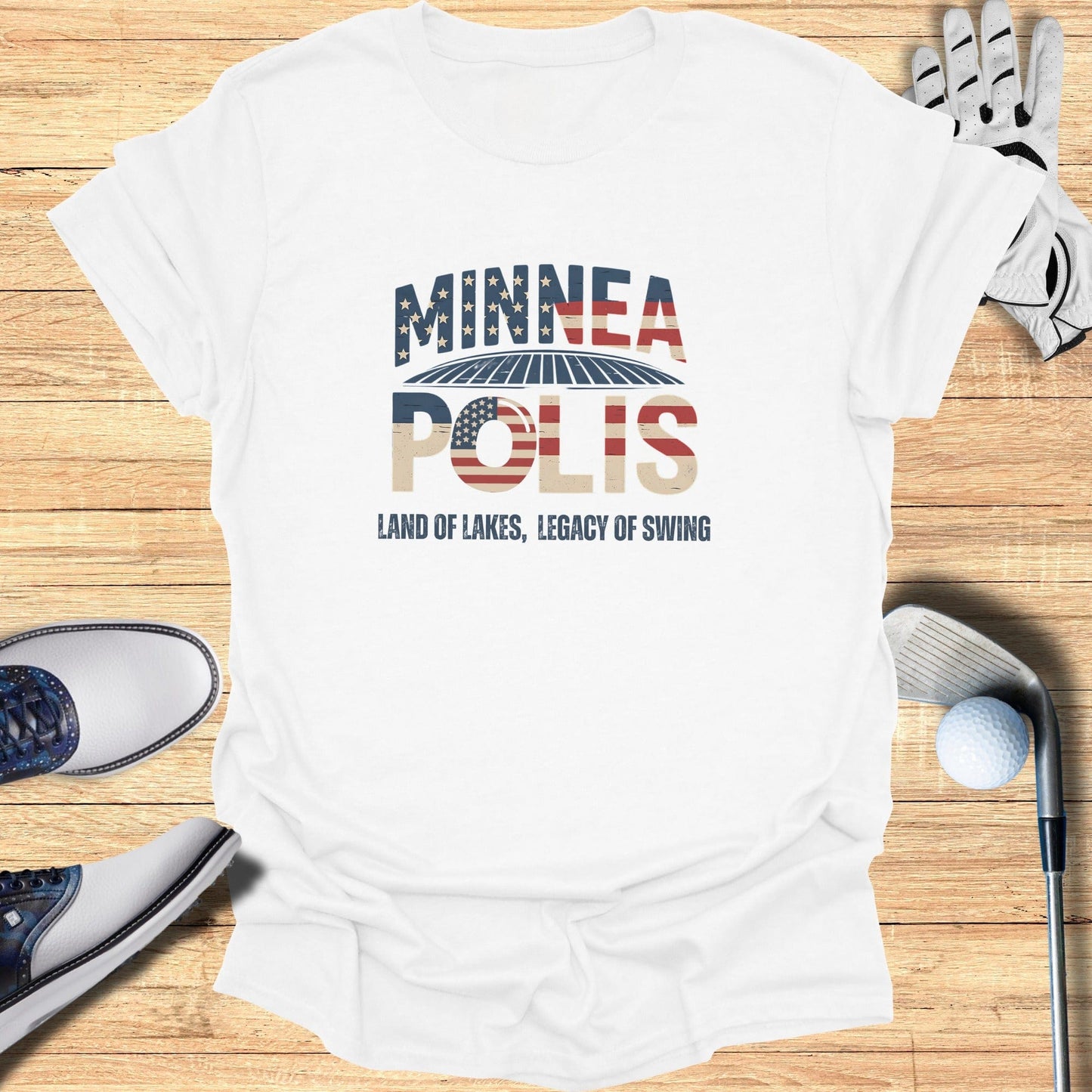 Minneapolis Golf T-Shirt - Funny Golf Tee by Swing Epic