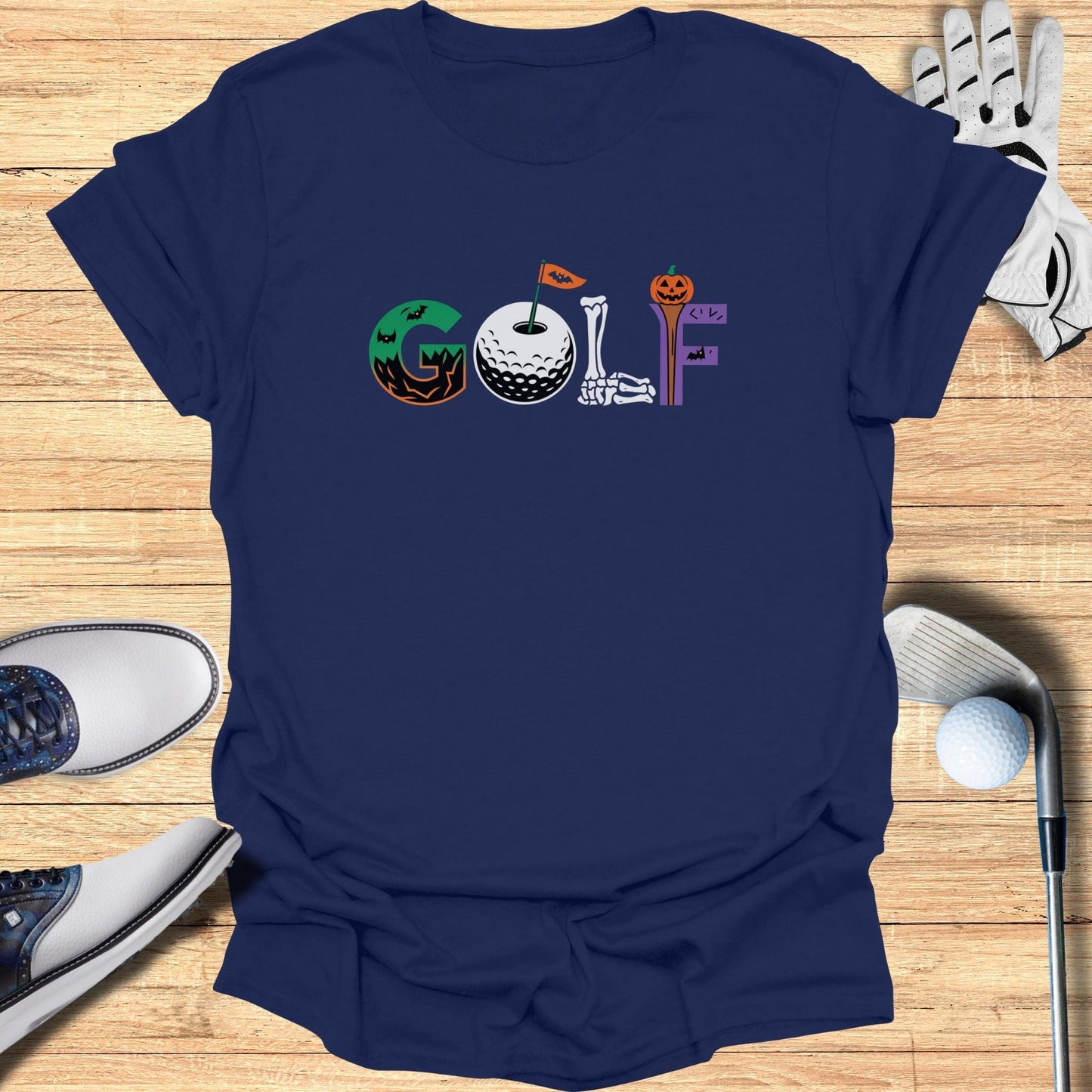 Spooky Swings T-Shirt - Funny Golf Tee by Swing Epic