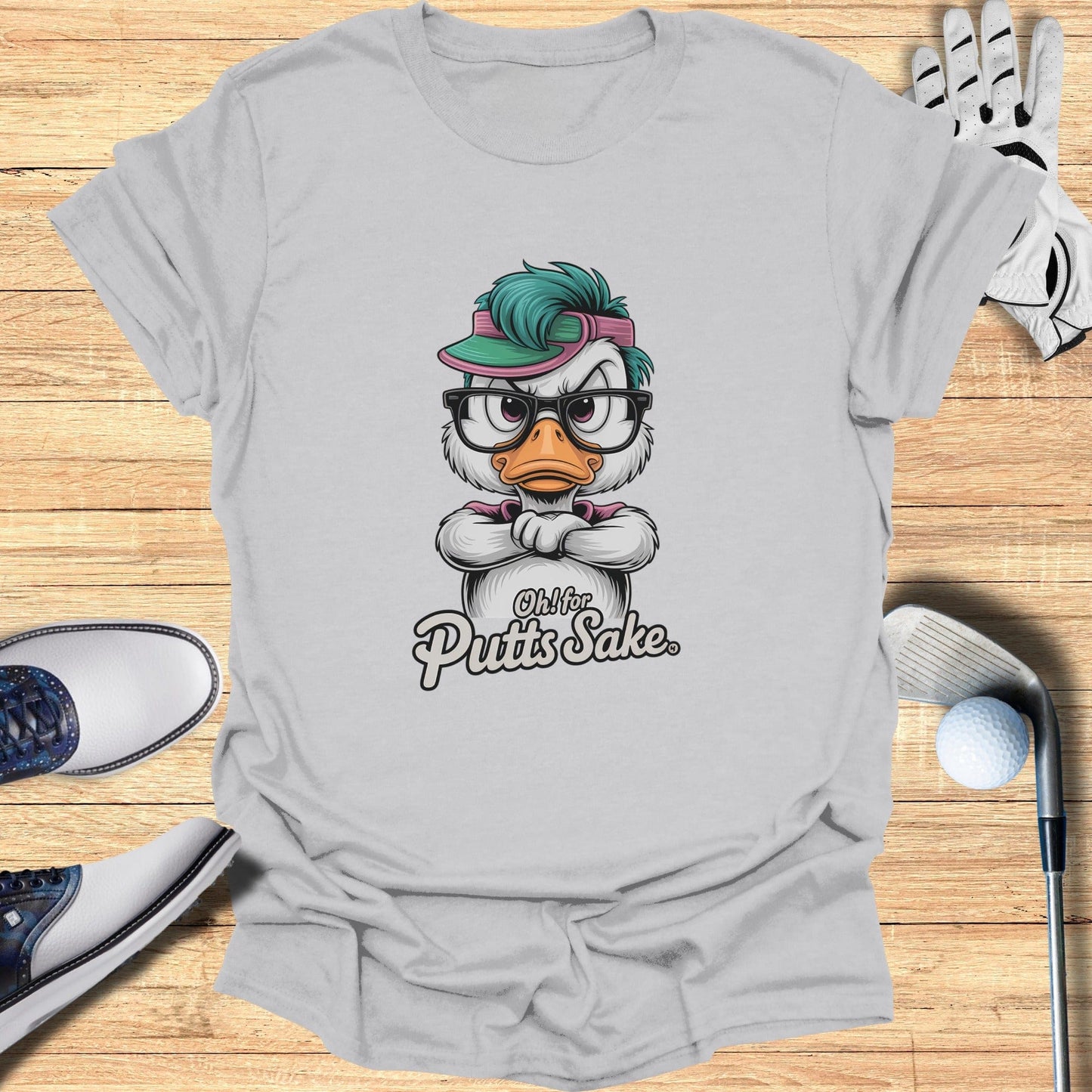For Putts Sake T-Shirt - Funny Golf Tee by Swing Epic