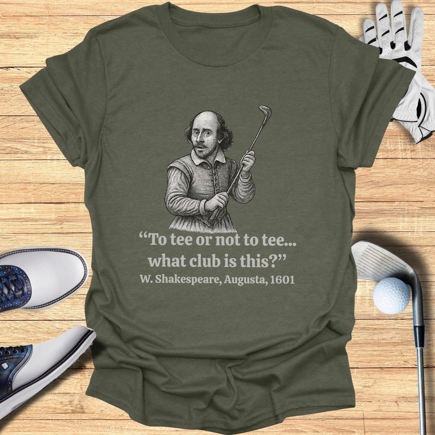 To Tee Or Not To Tee T-Shirt - Funny Golf Tee by Swing Epic