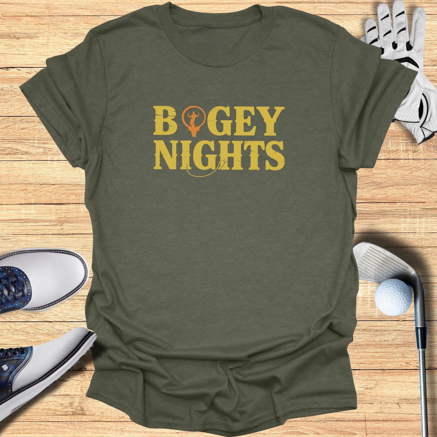 Bogey Nights T-Shirt - Funny Golf Tee by Swing Epic