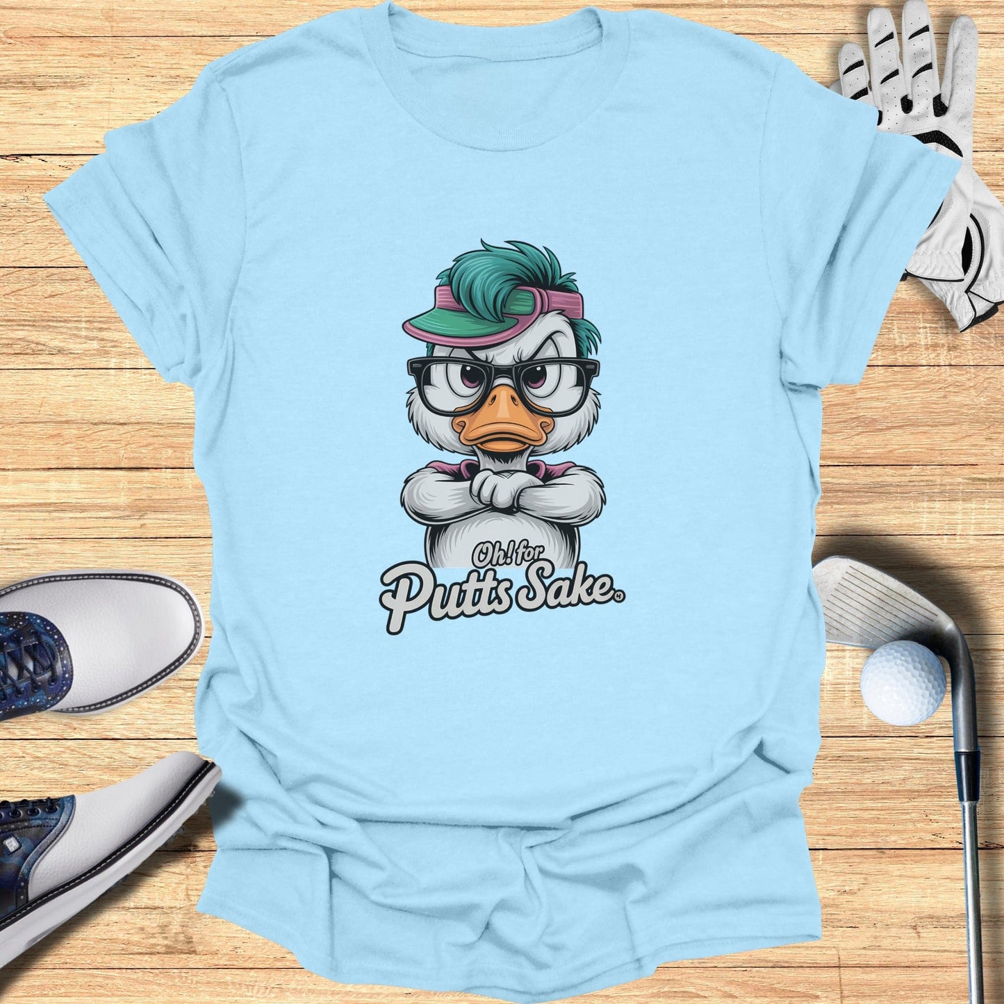For Putts Sake T-Shirt - Funny Golf Tee by Swing Epic