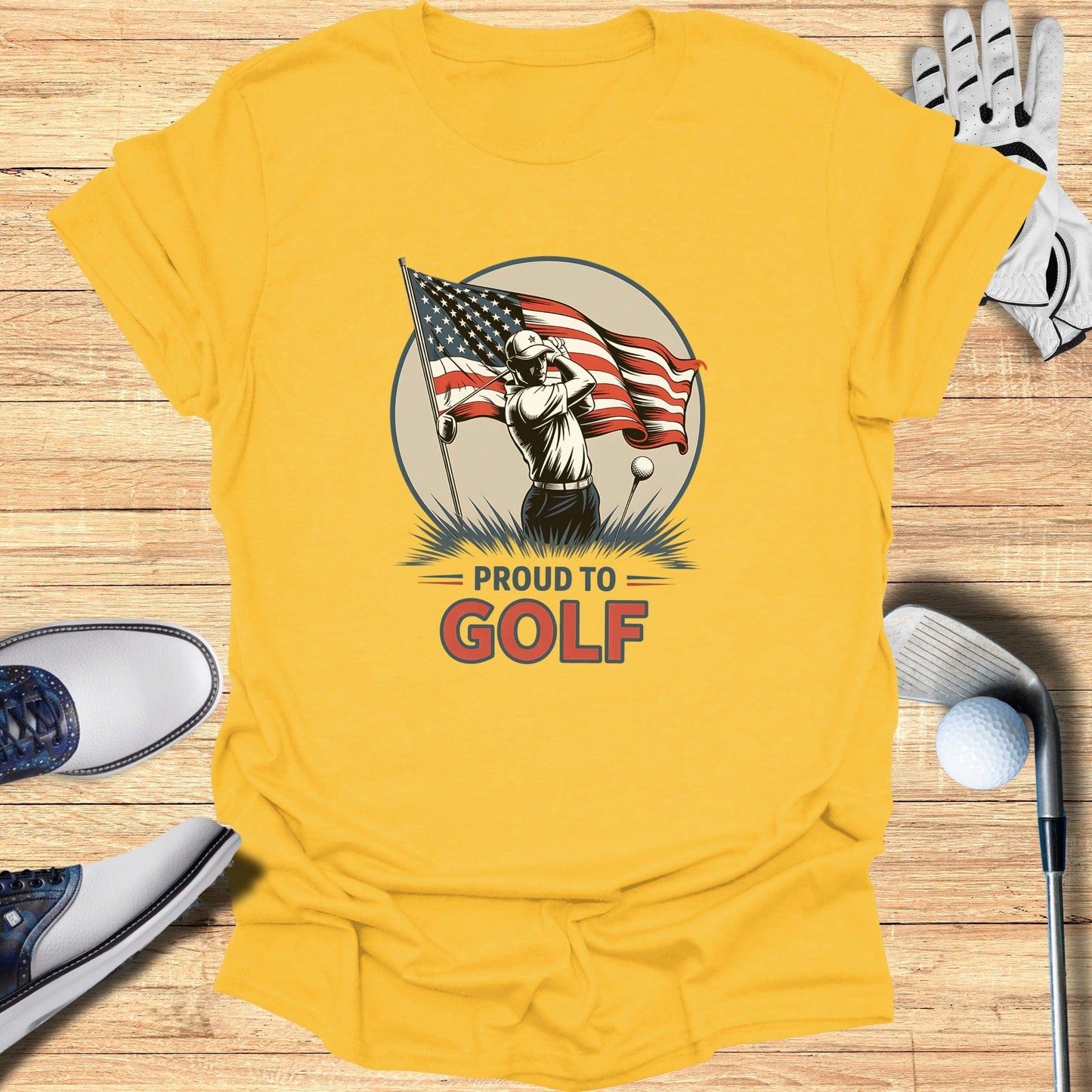 Proud to Golf T-Shirt - Funny Golf Tee by Swing Epic