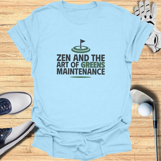 Zen And The Green T-Shirt - Funny Golf Tee by Swing Epic