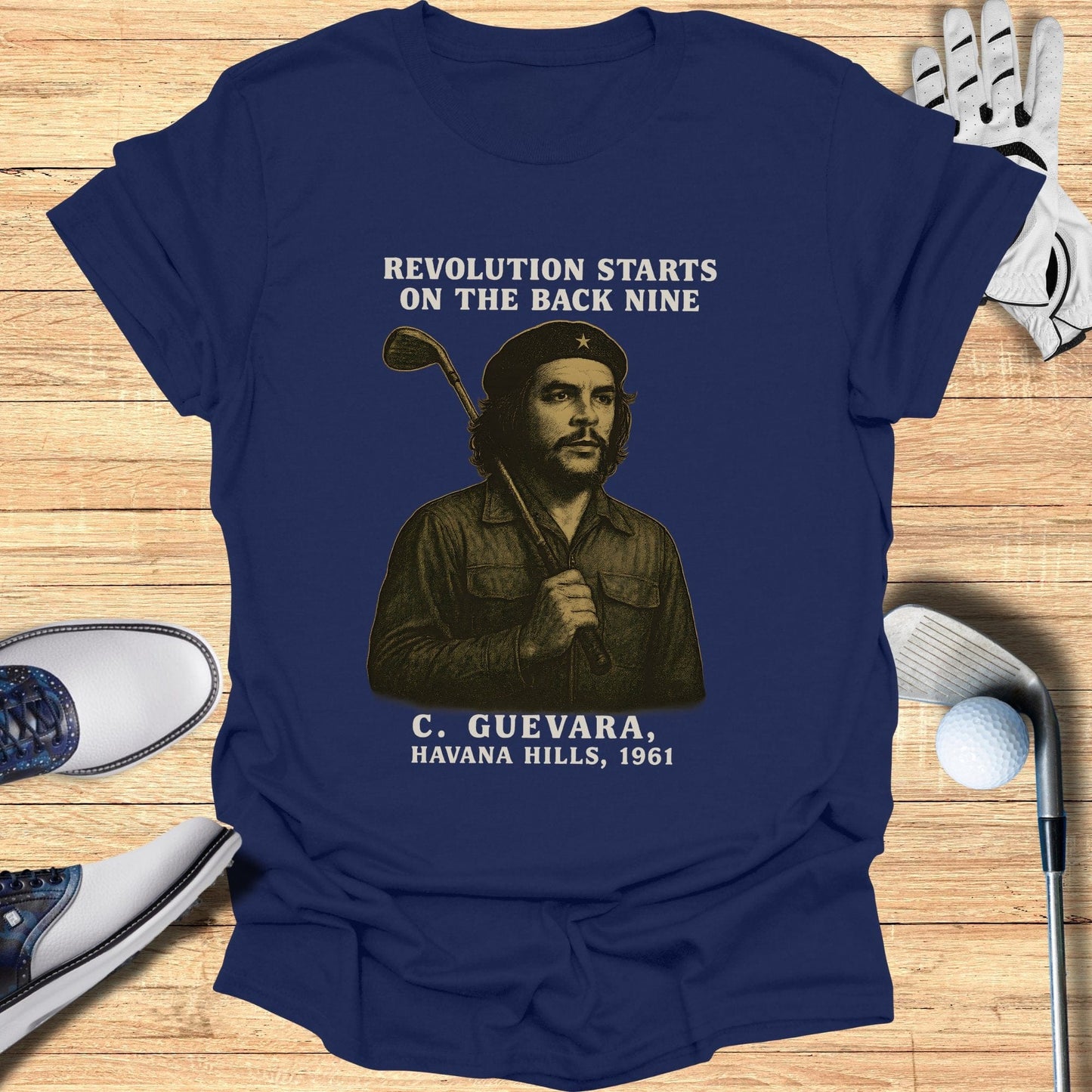 Revolution Starts On The Back Nine T-Shirt - Funny Golf Tee by Swing Epic