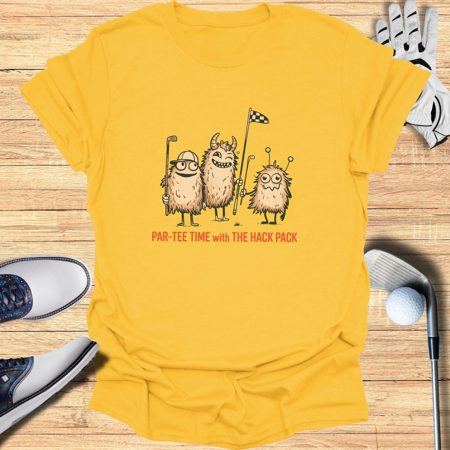 Par-Tee with the Hack Pack T-Shirt - Funny Golf Tee by Swing Epic