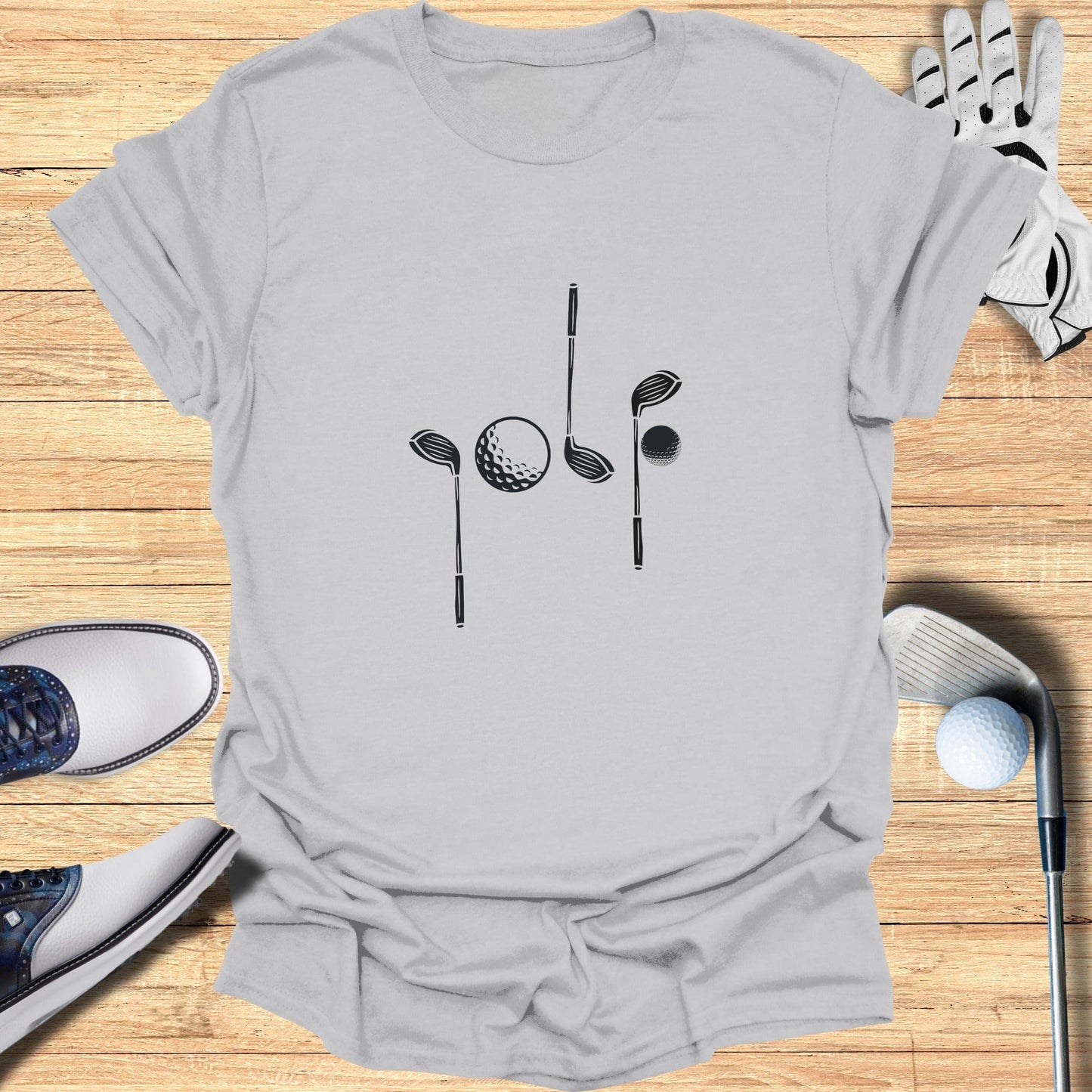 Golf Life Script T-Shirt - Funny Golf Tee by Swing Epic
